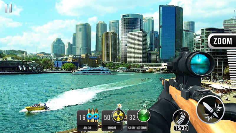 اسکرین شات 2 بازی Sniper Shot 3D -Call of Sniper