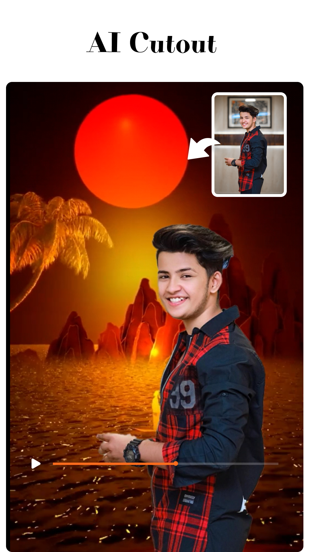 اسکرین شات 1 برنامه Biugo-video maker&video editor