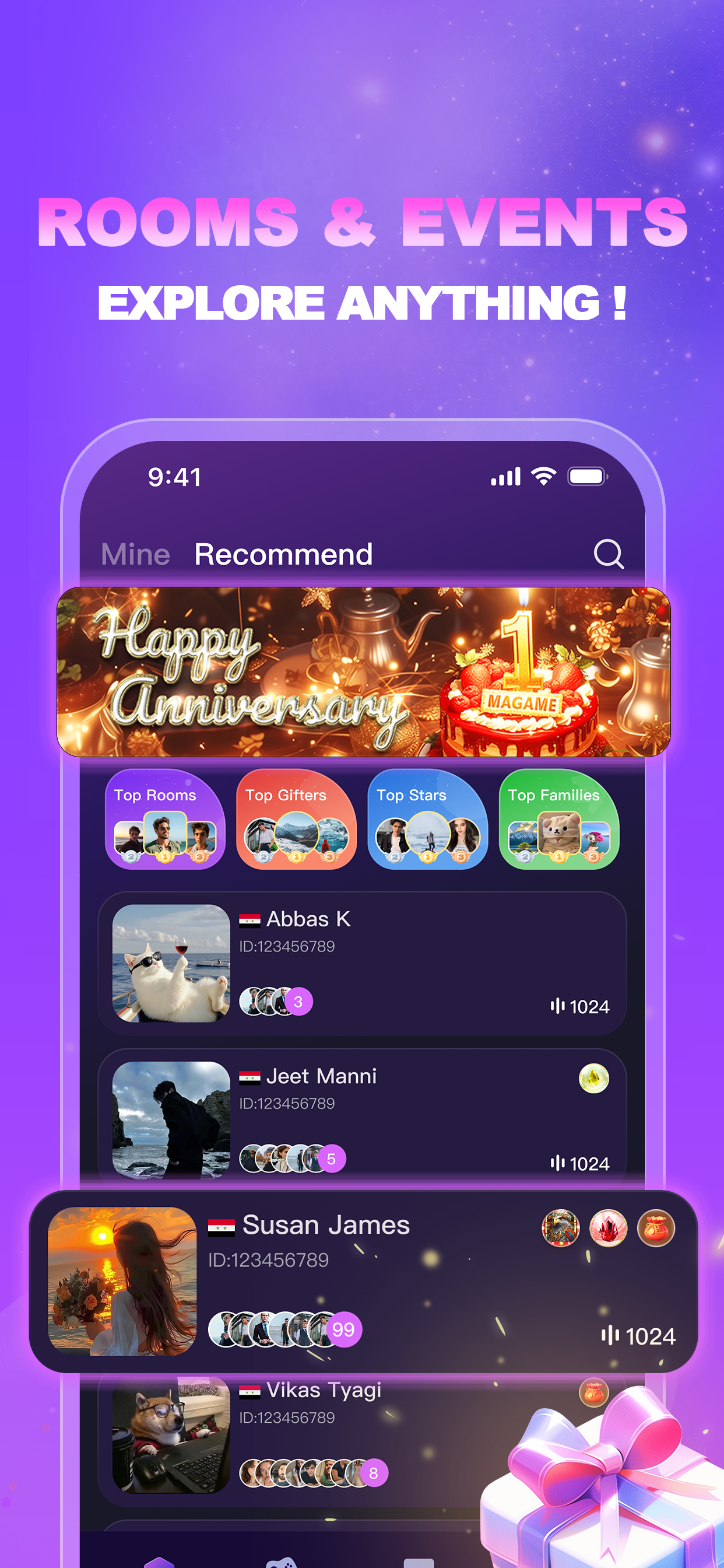 اسکرین شات 4 بازی AYO: Games & Voice Rooms