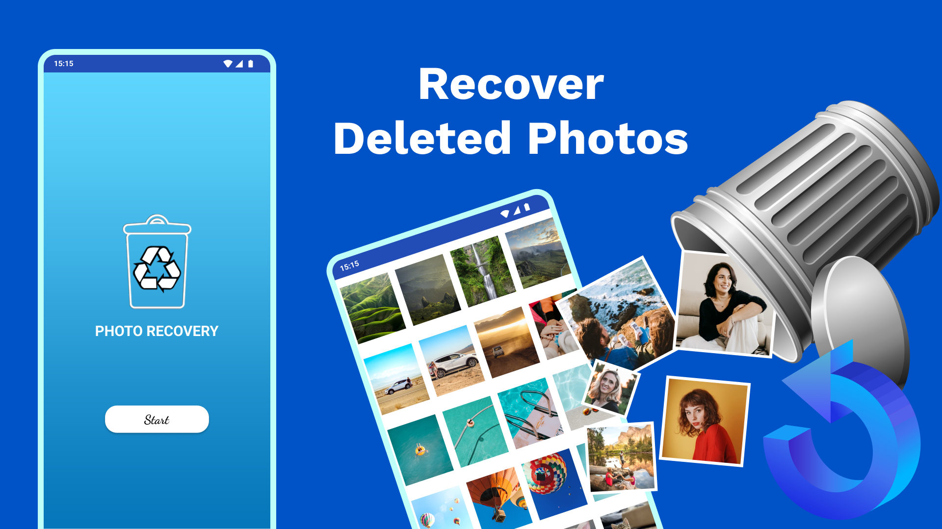 اسکرین شات 1 برنامه Deleted Photo Recovery App