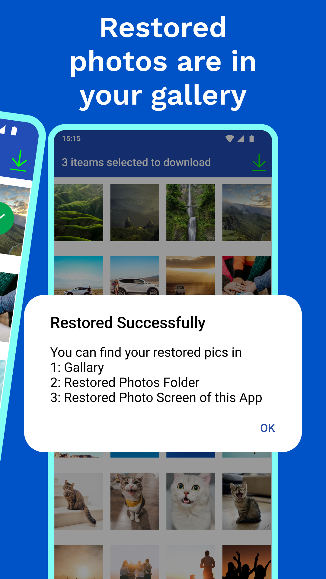اسکرین شات 6 برنامه Deleted Photo Recovery App