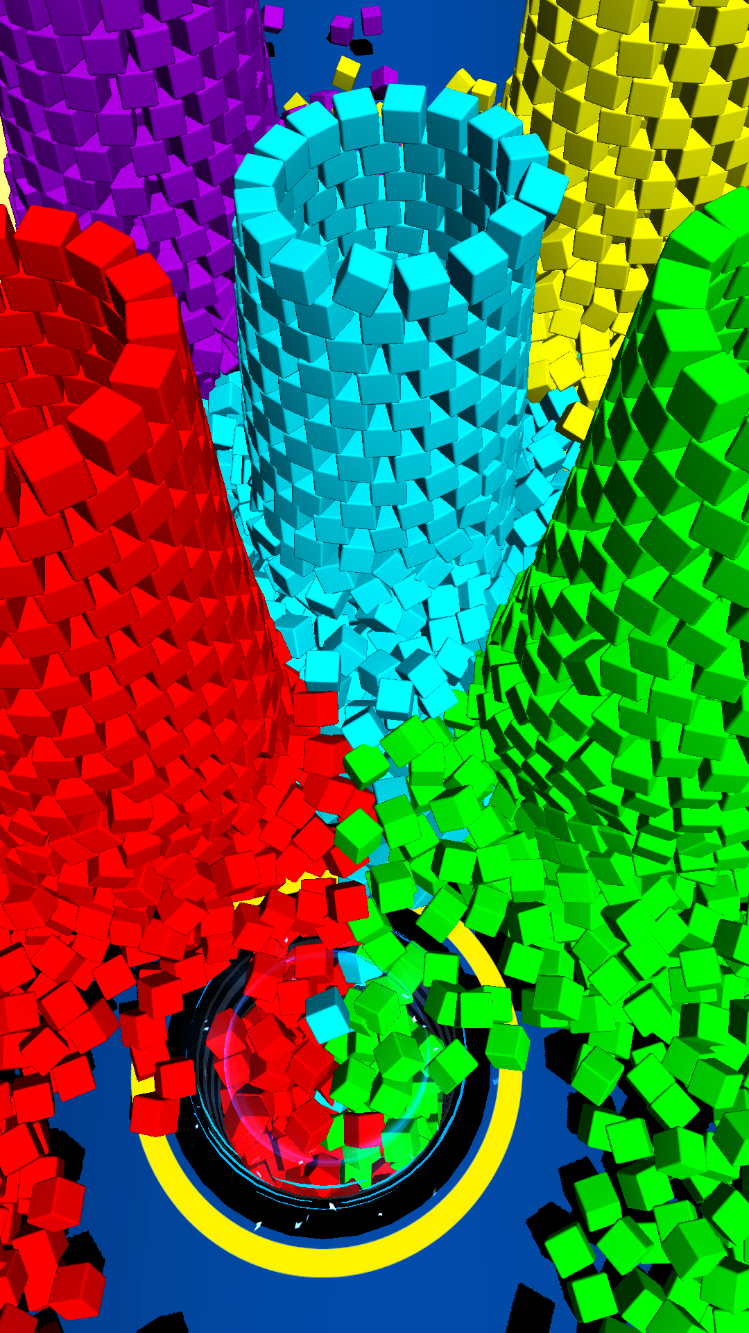 اسکرین شات 1 بازی BHoles: Color Hole 3D