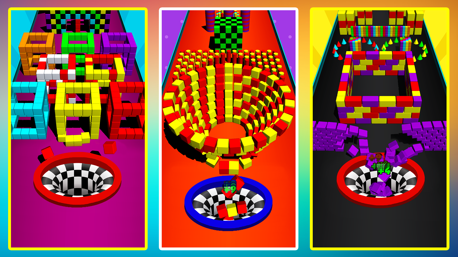 اسکرین شات 6 بازی BHoles: Color Hole 3D
