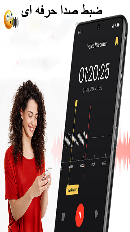 اسکرین شات 2 برنامه ضبط صدا/حرفه ای