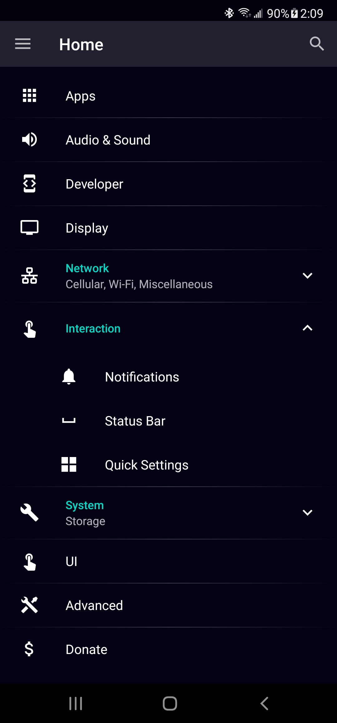 اسکرین شات 1 برنامه SystemUI Tuner