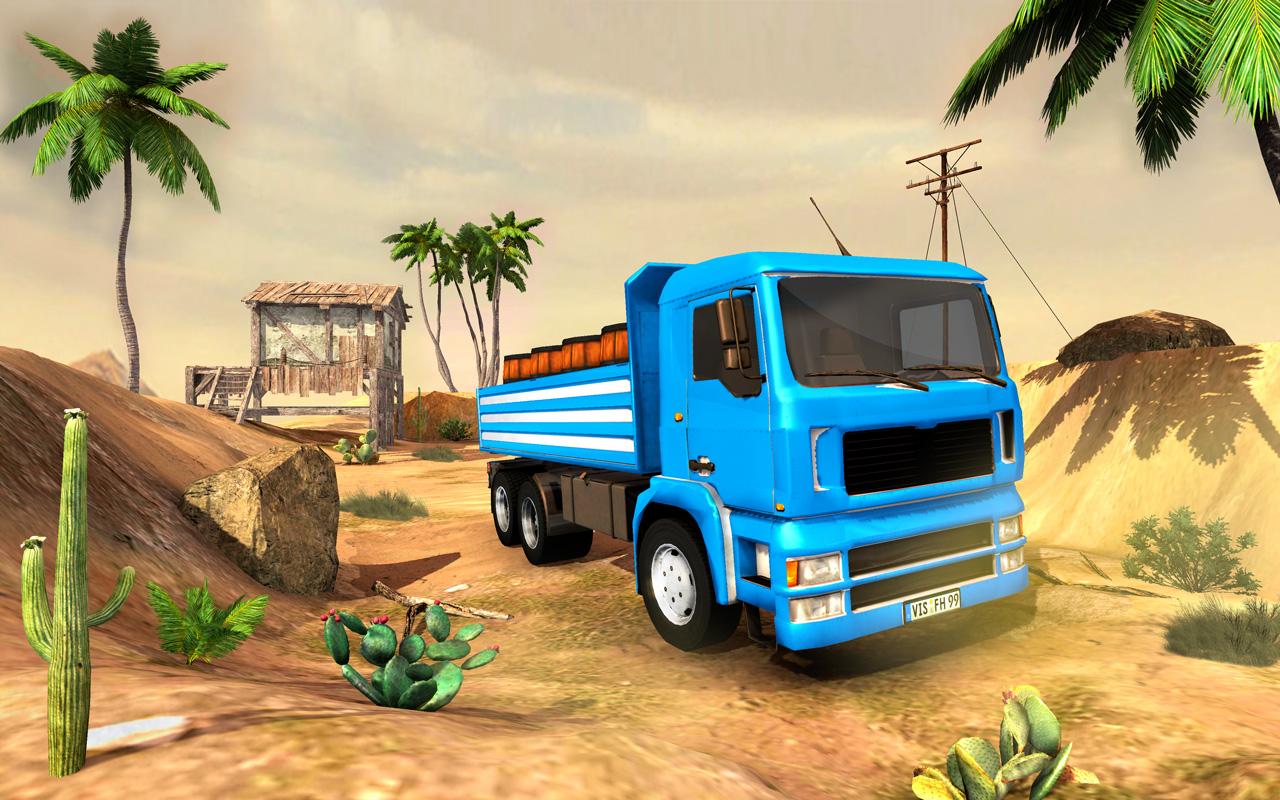اسکرین شات 3 بازی Truck Driving 3D Truck Games