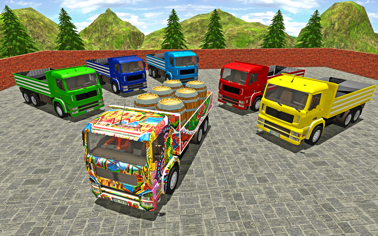 اسکرین شات 1 بازی Truck Driving 3D Truck Games