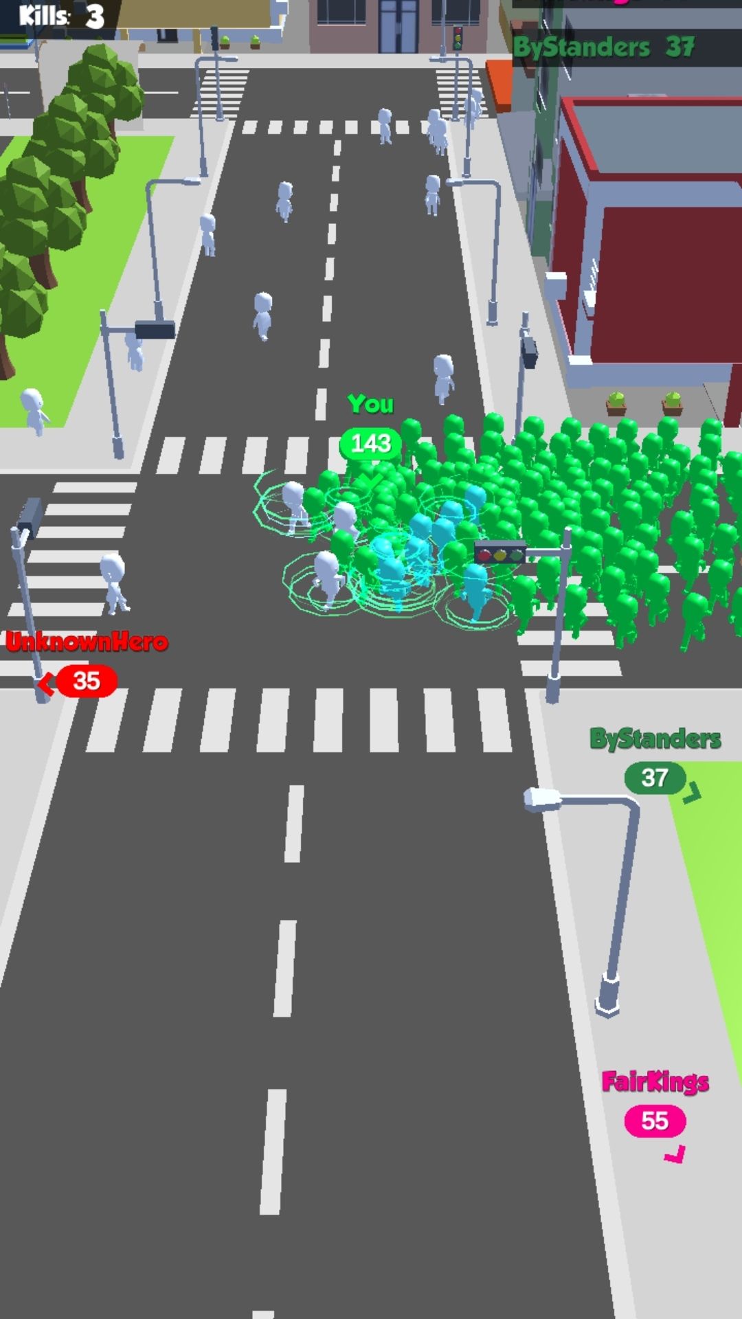 اسکرین شات 5 بازی Crowd Rush - City of Town