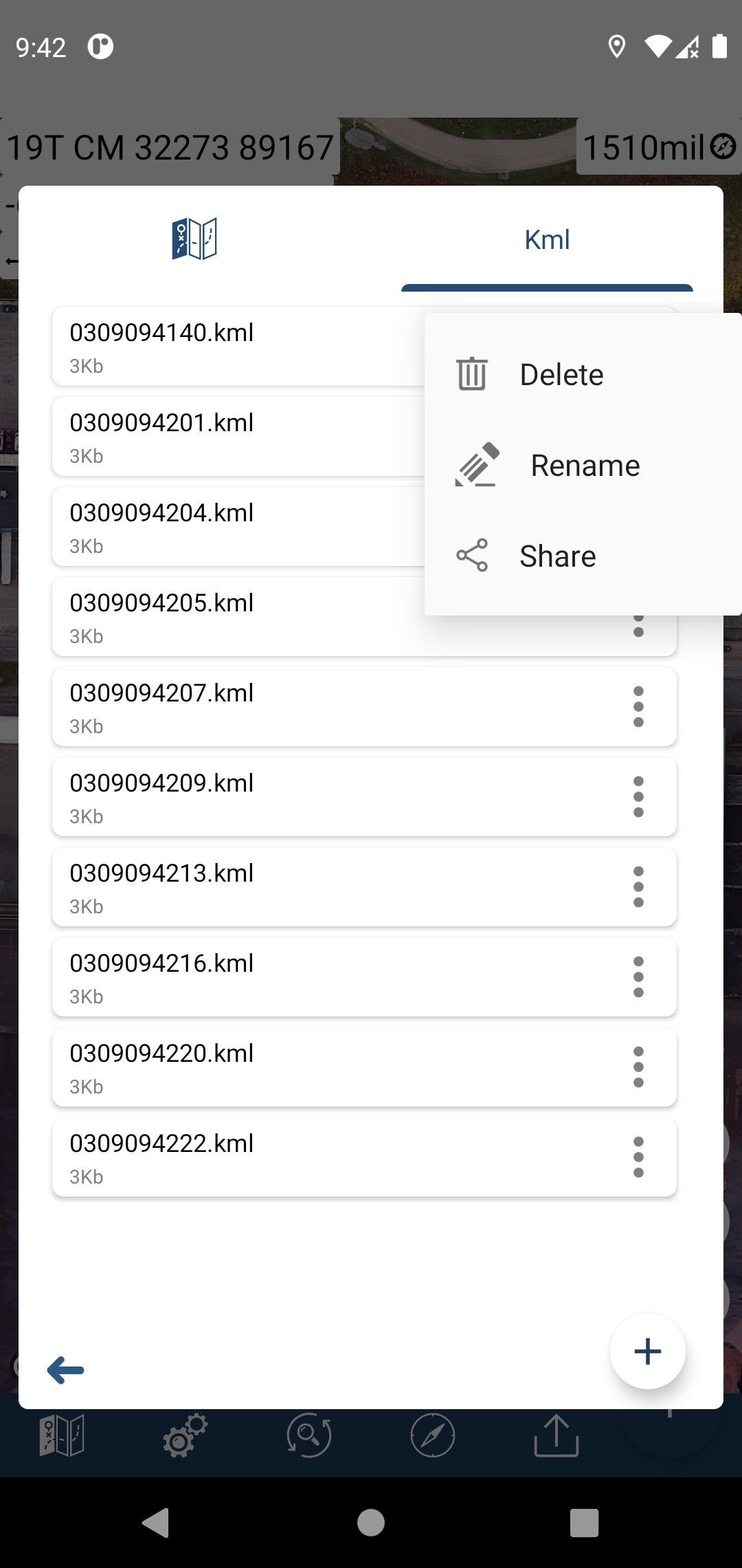اسکرین شات 6 برنامه Hawk Map GPS-GIS
