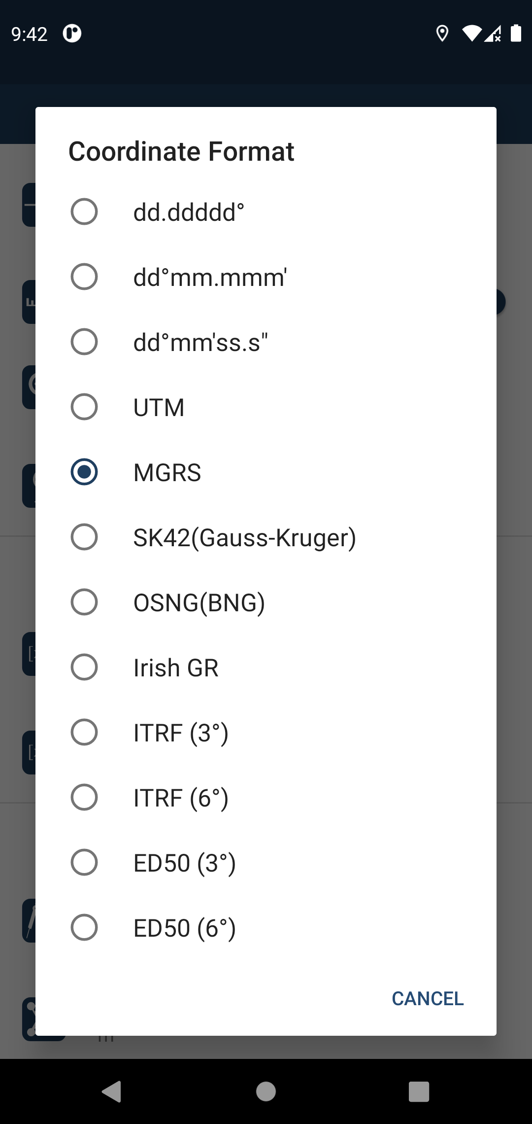 اسکرین شات 2 برنامه Hawk Map GPS-GIS