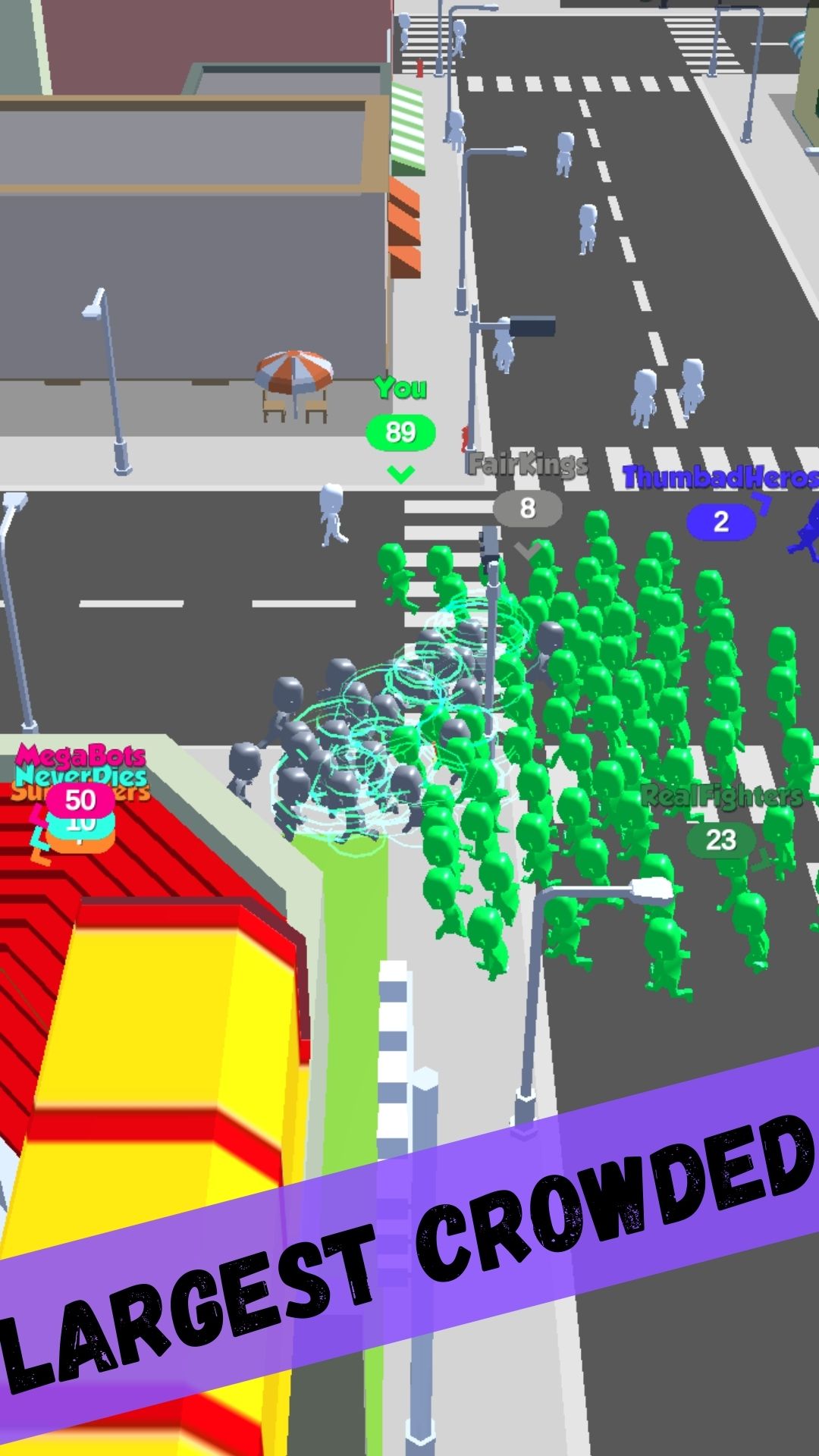 اسکرین شات 4 بازی Crowd Join Run Clash City Count Master Running 3D