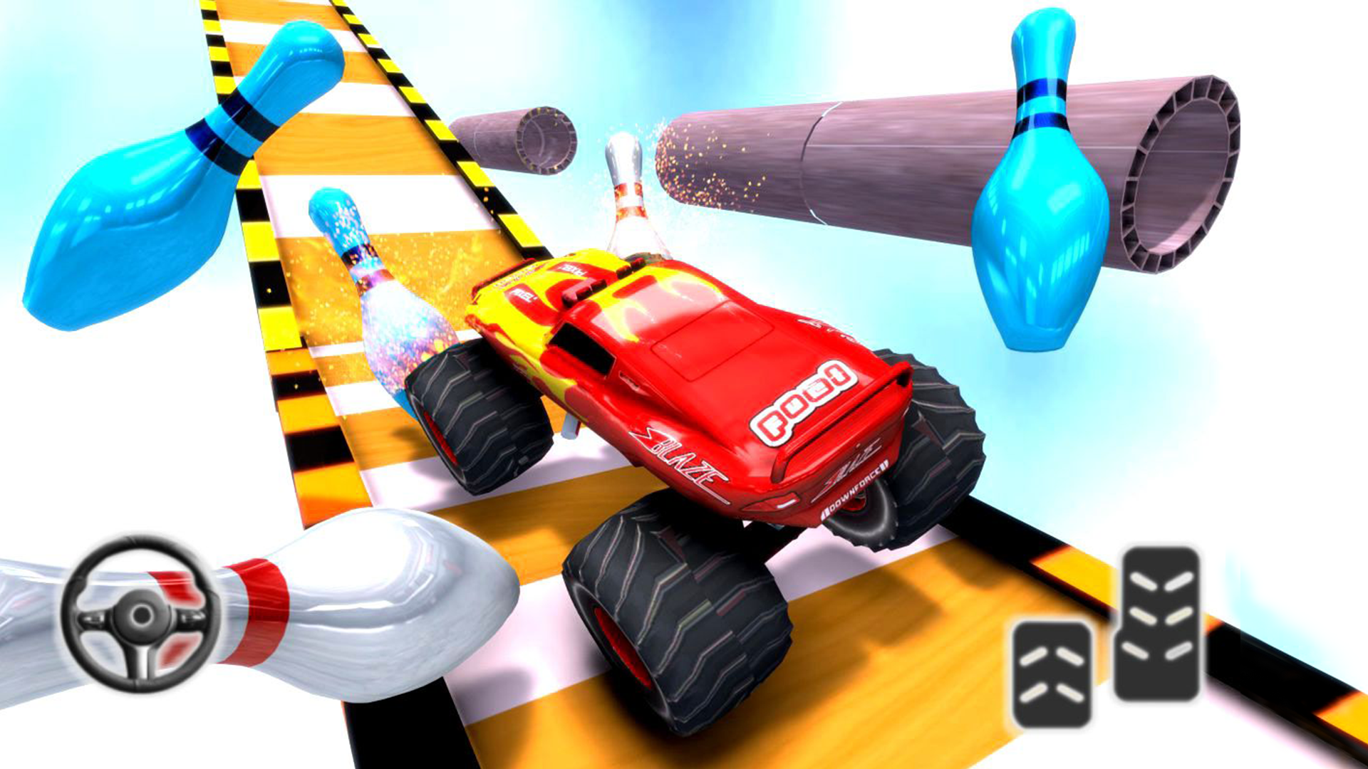 اسکرین شات 4 برنامه Car Racing Stunt 3d: Car Games