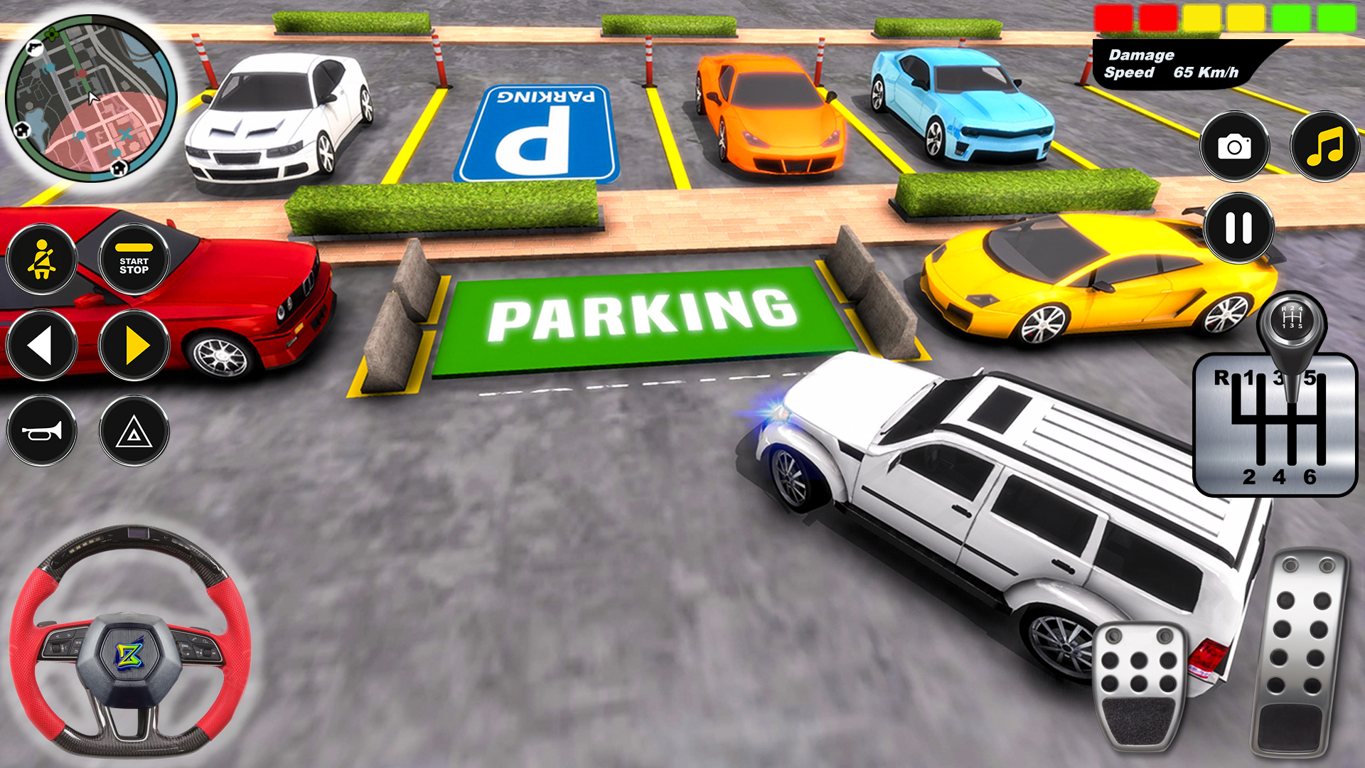 اسکرین شات 5 برنامه Prado Parking Game: Car Games