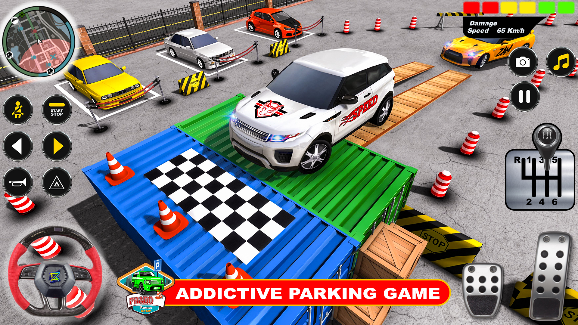 اسکرین شات 7 برنامه Prado Parking Game: Car Games