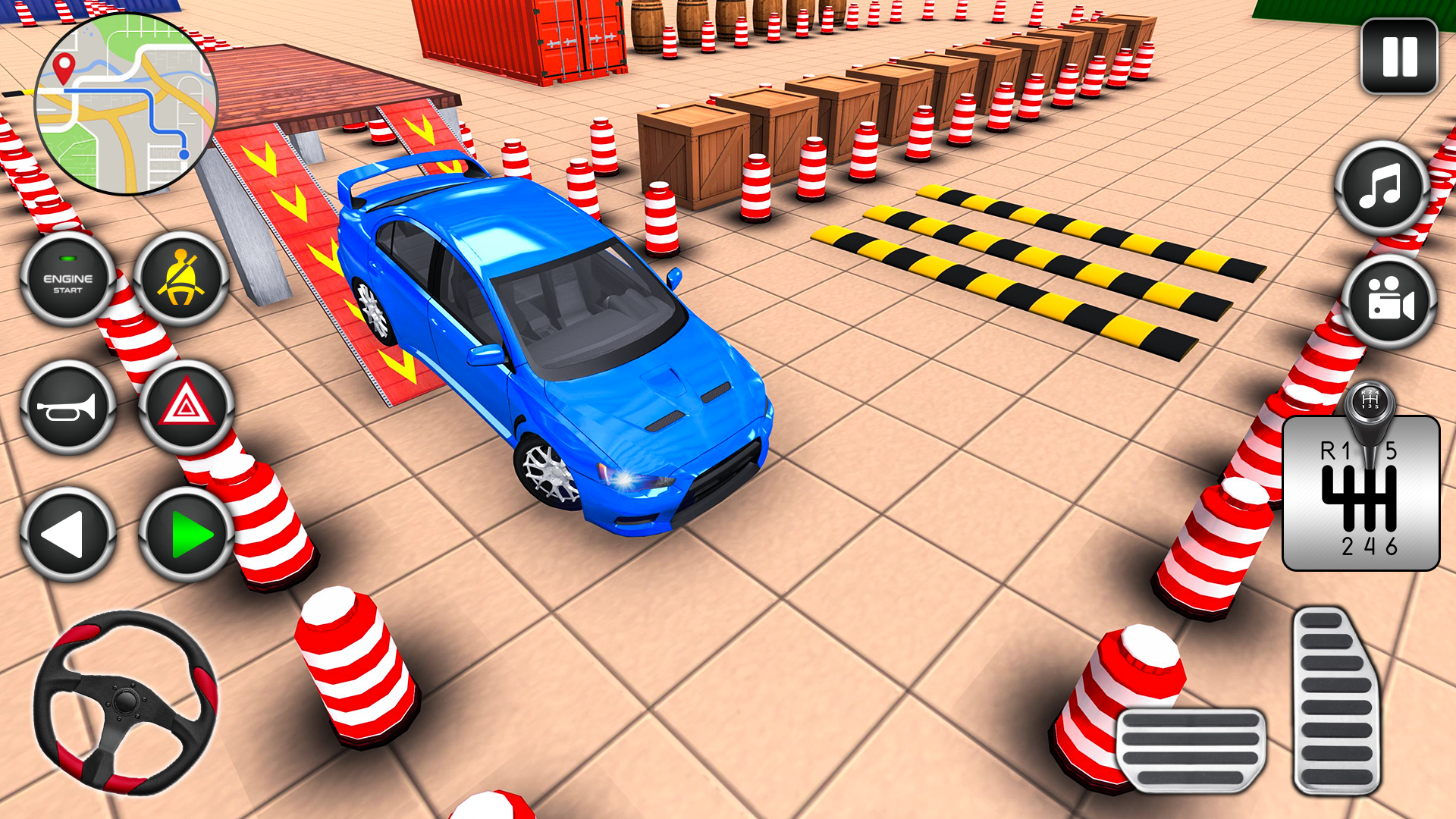 اسکرین شات 3 برنامه Car Parking Game 3d: Car Games