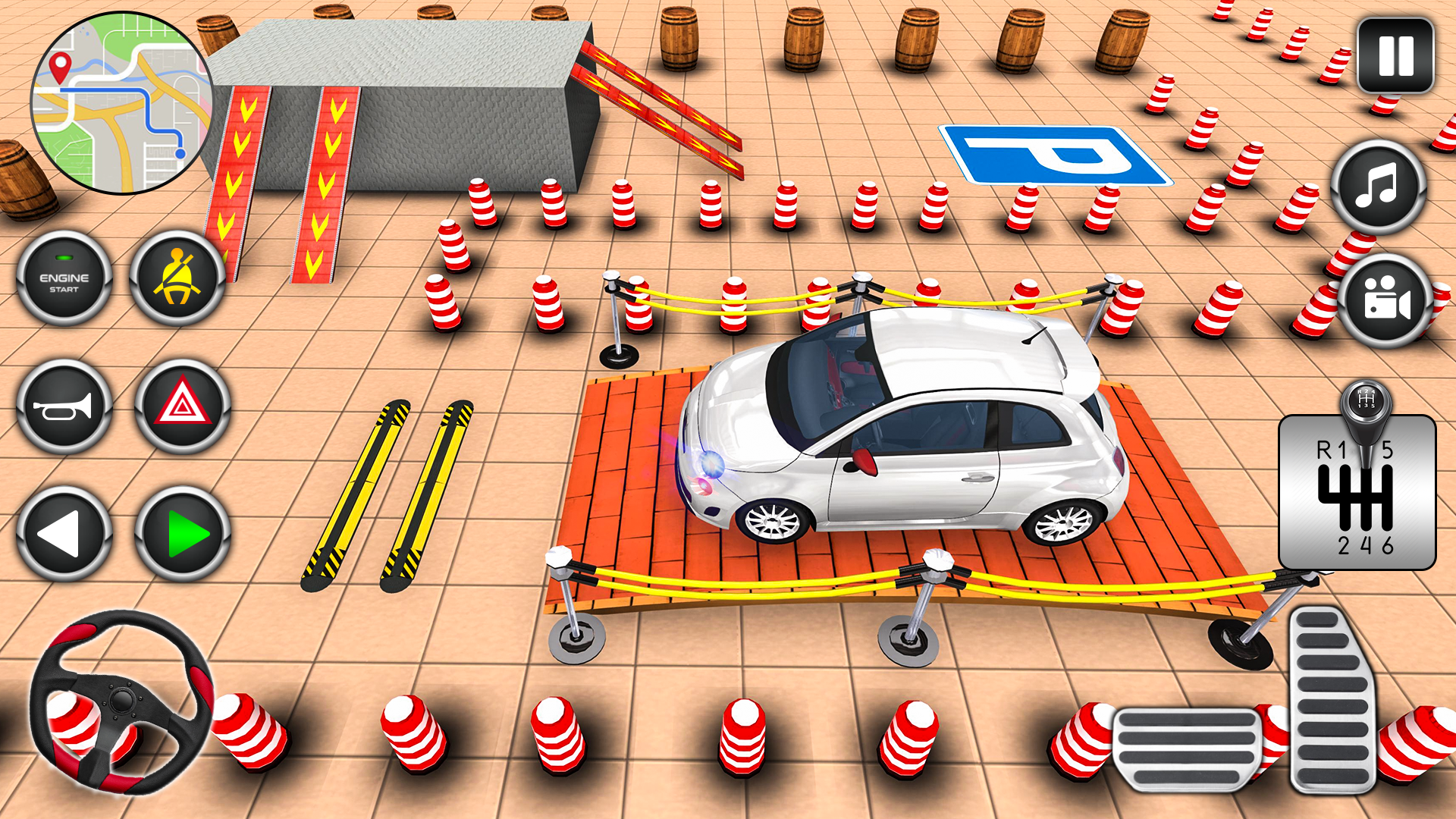 اسکرین شات 5 برنامه Car Parking Game 3d: Car Games