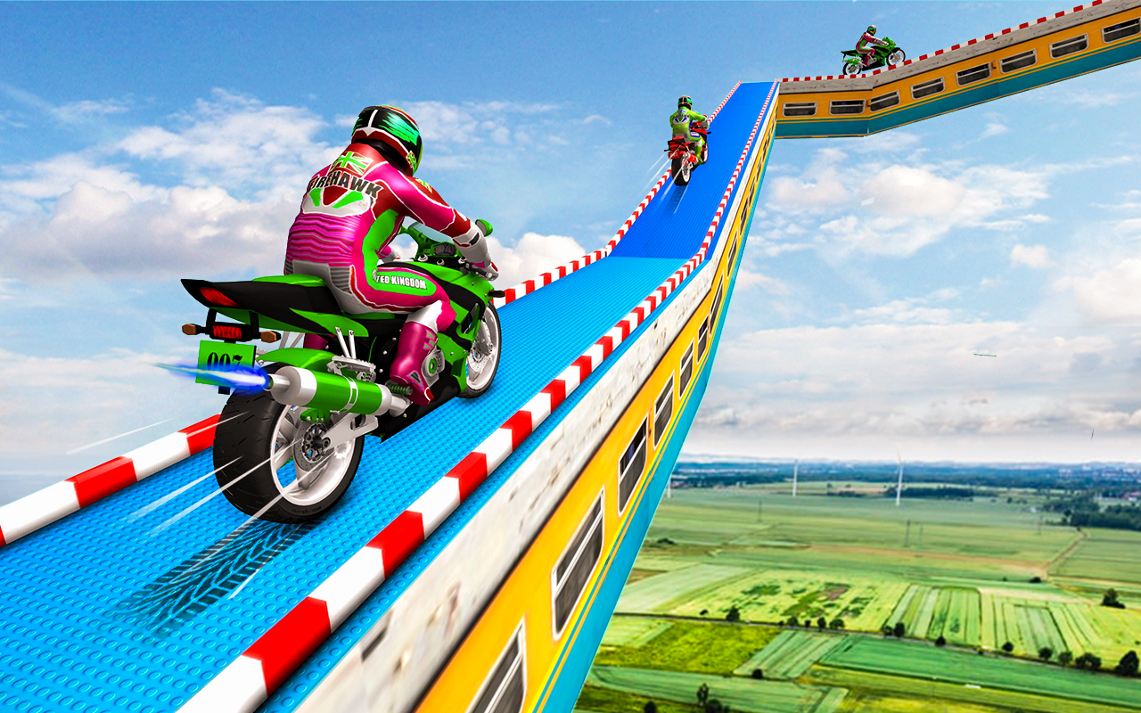 اسکرین شات 1 برنامه Bike Stunt Racing Legend