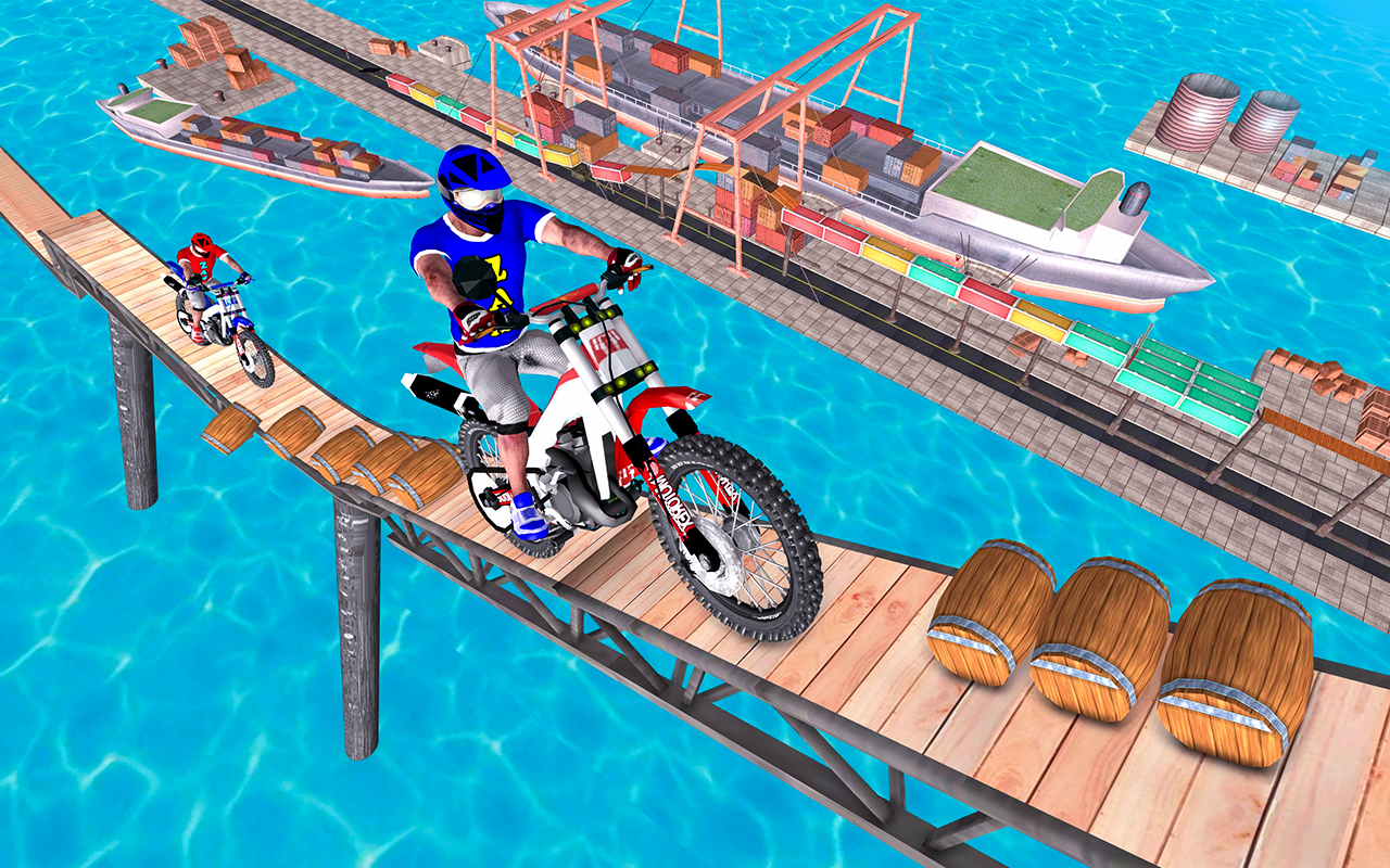 اسکرین شات 2 برنامه Bike Stunt Racing Legend