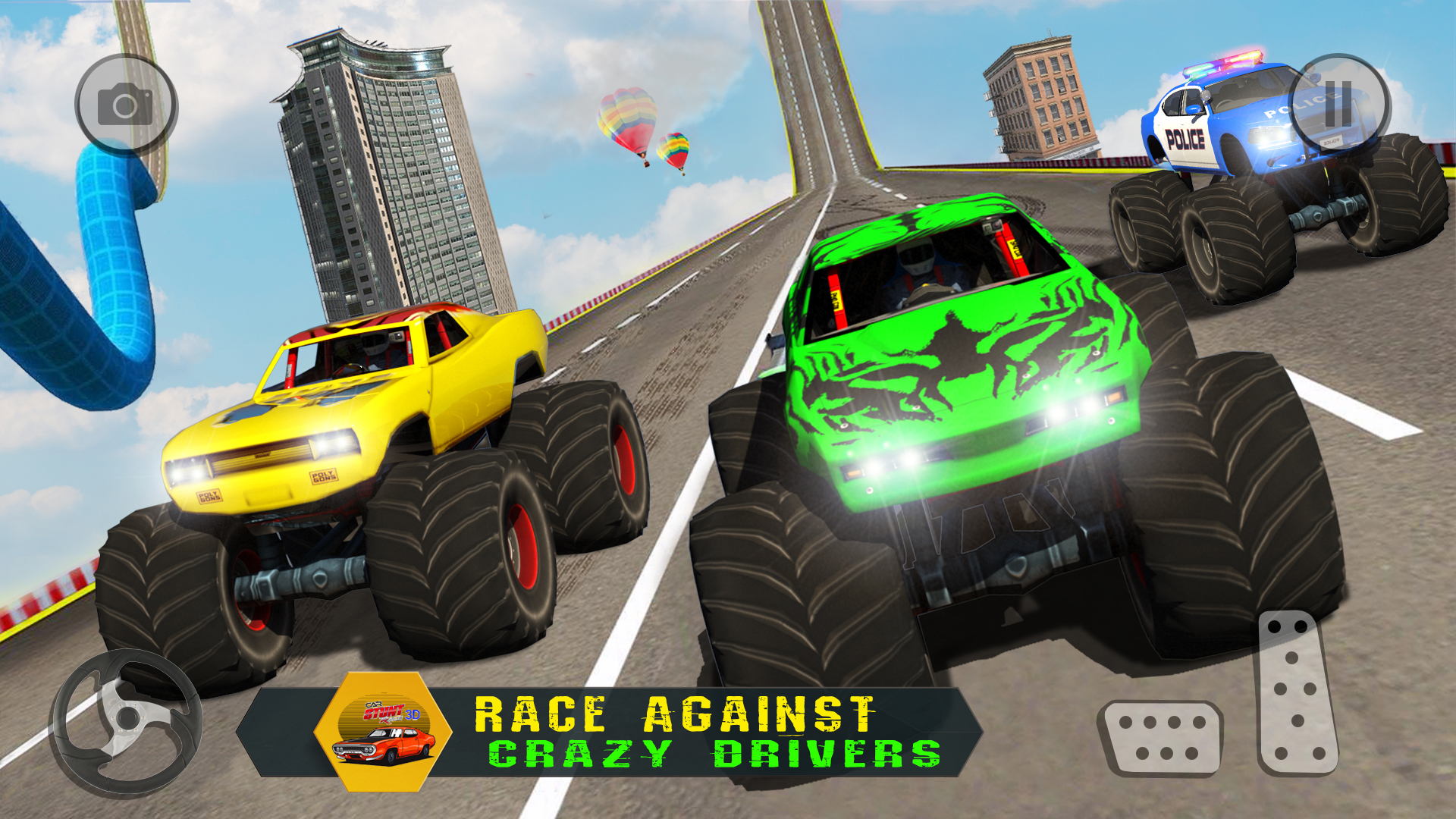 اسکرین شات 4 بازی Car Stunt Race 3d - Car Games