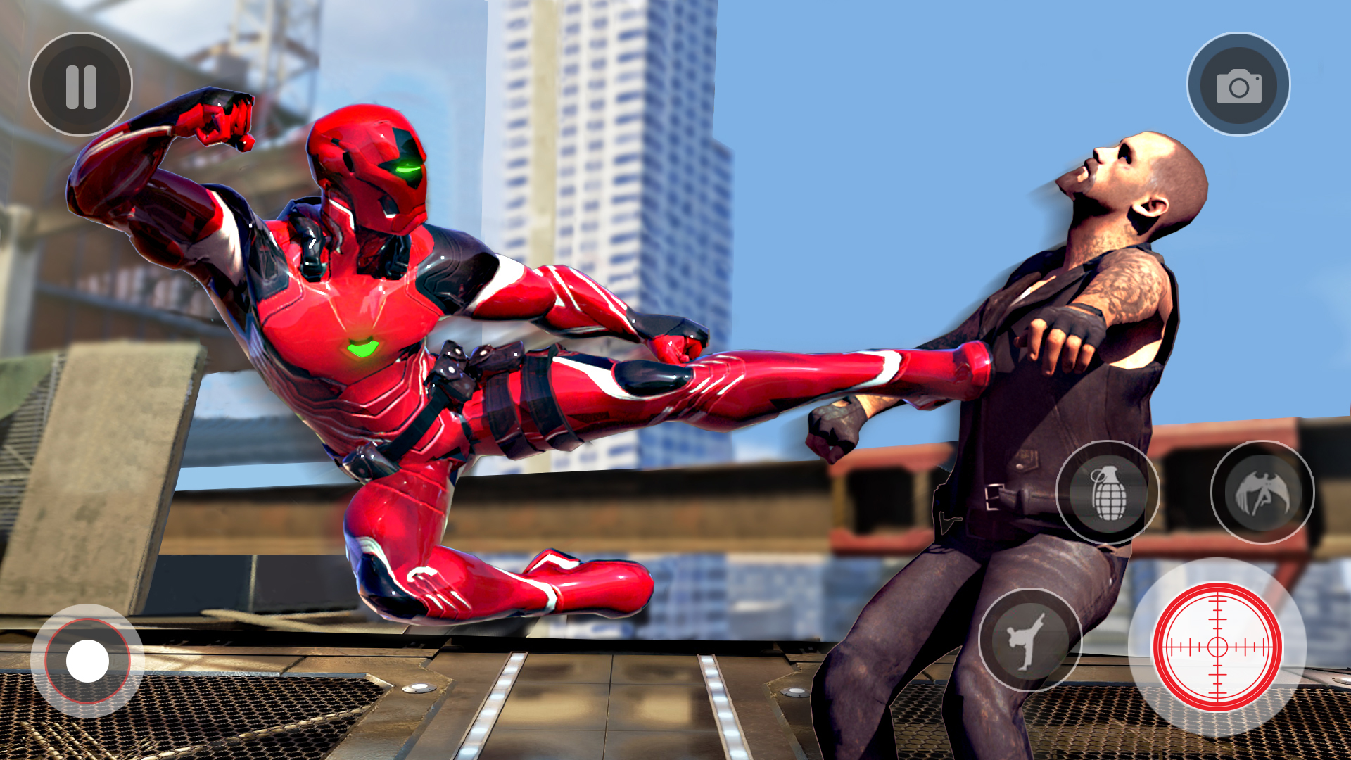 اسکرین شات 3 بازی Spider Miami Rope Hero Ninja