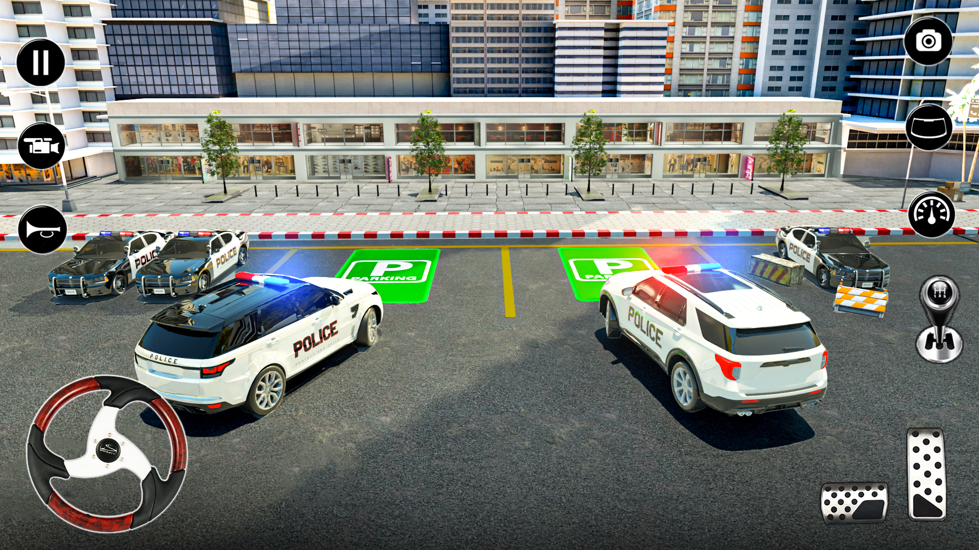 اسکرین شات 2 بازی Police Prado Parking Car Games