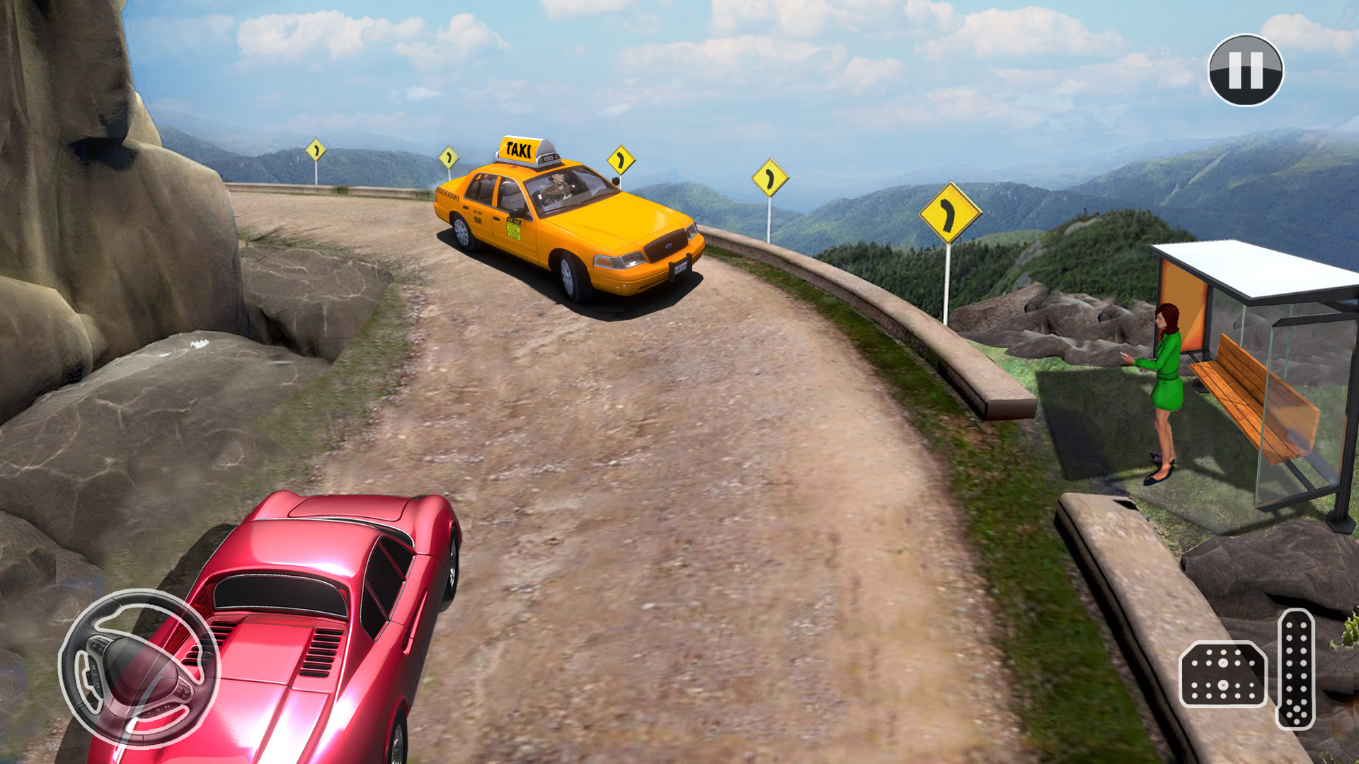اسکرین شات 4 بازی Taxi Car Games Simulator