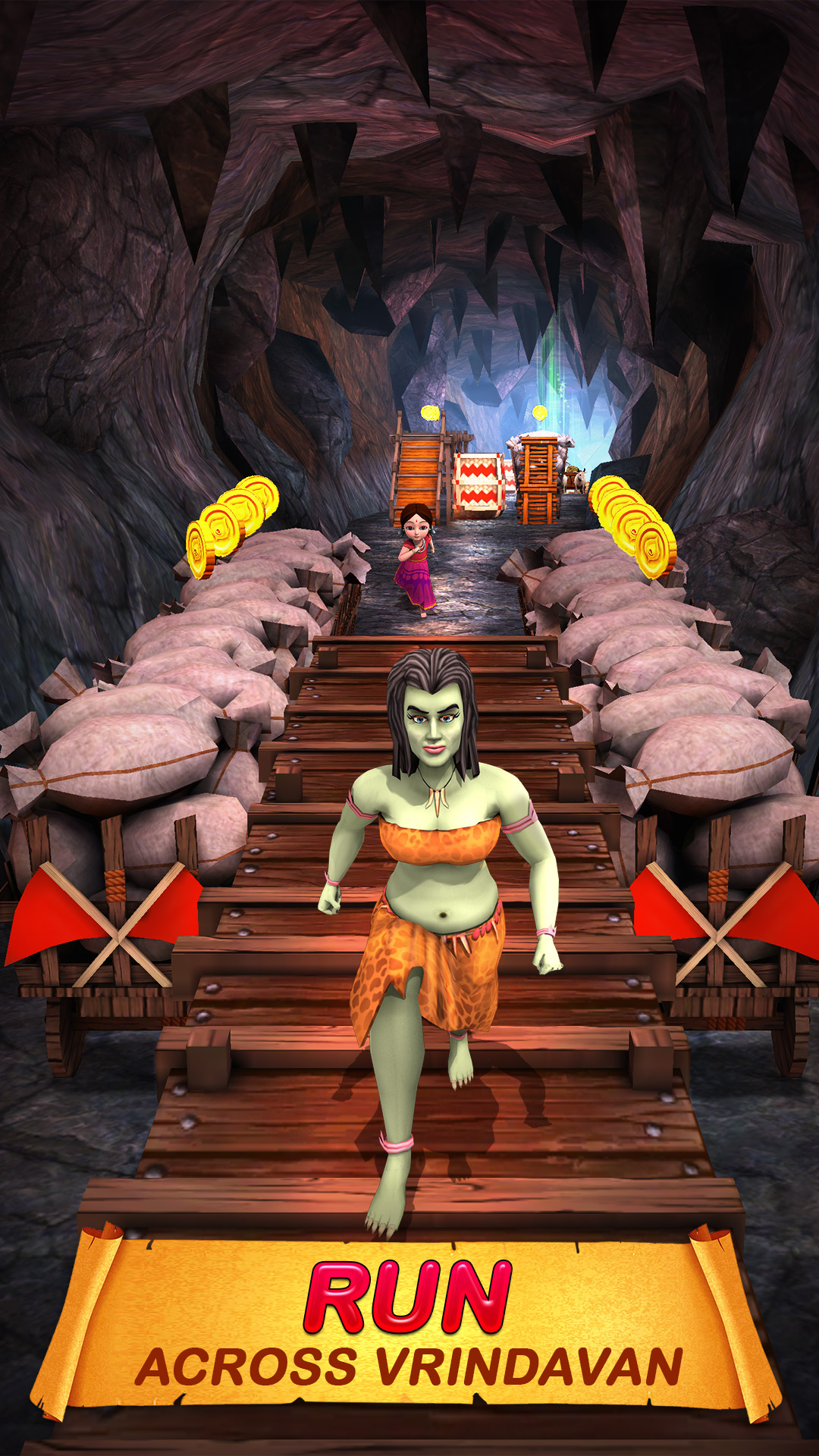 اسکرین شات 5 بازی Little Radha Run