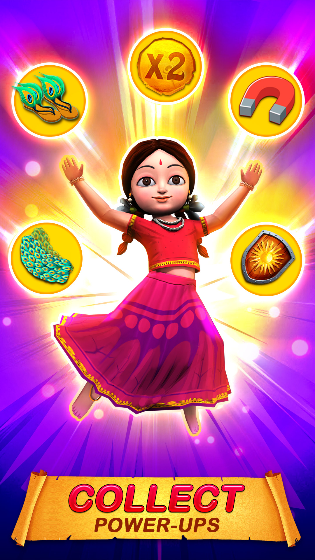 اسکرین شات 4 بازی Little Radha Run