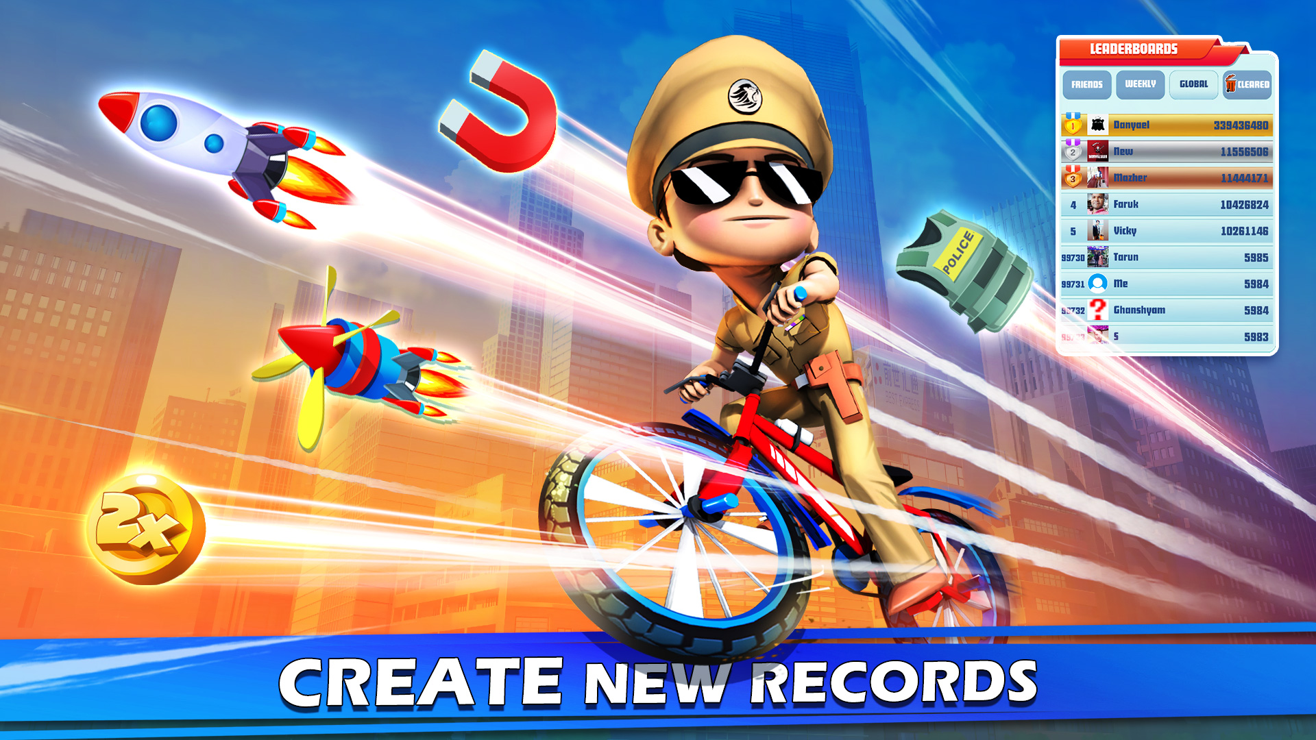 اسکرین شات 6 بازی Little Singham Cycle Race