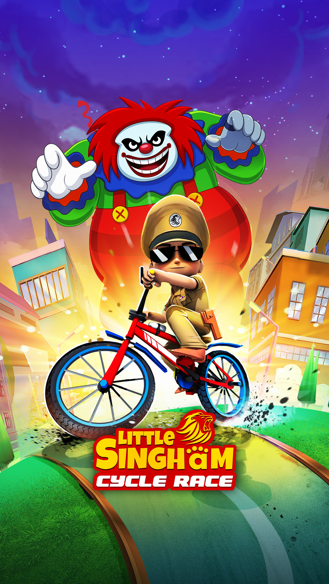اسکرین شات 1 بازی Little Singham Cycle Race