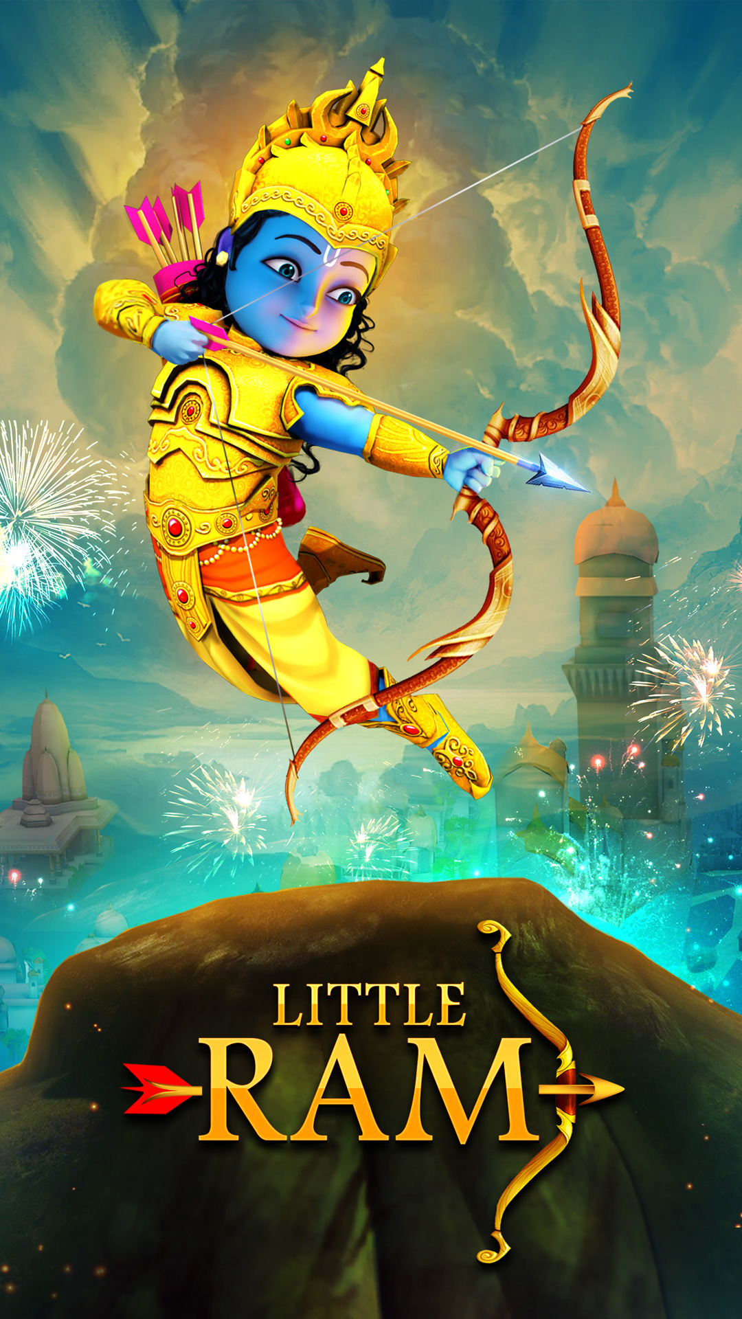اسکرین شات 1 بازی Little Ram - Ayodhya Run