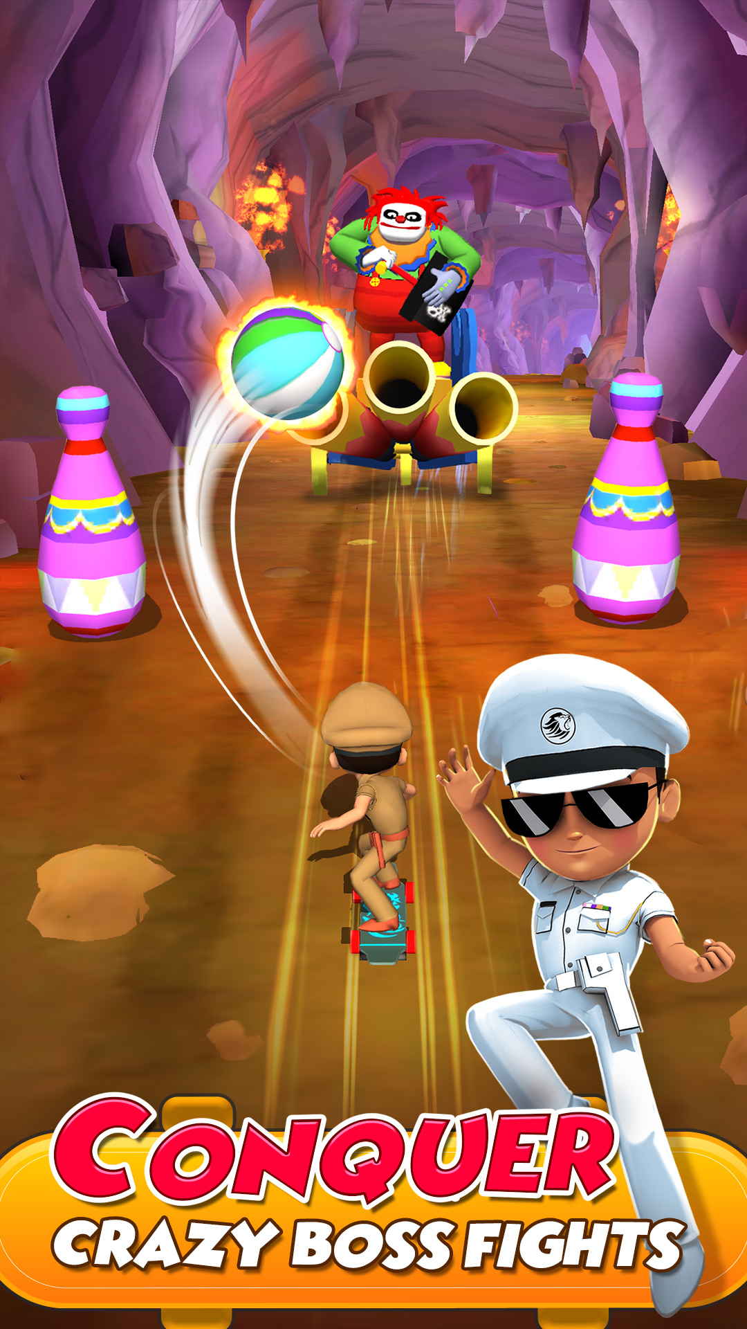 اسکرین شات 5 بازی Little Singham Super Skater