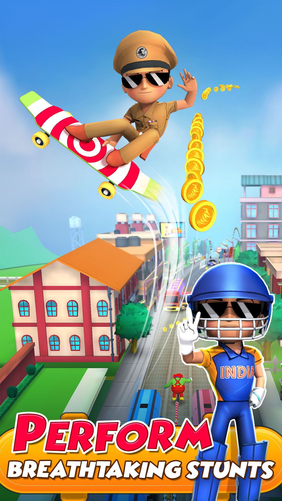 اسکرین شات 4 بازی Little Singham Super Skater