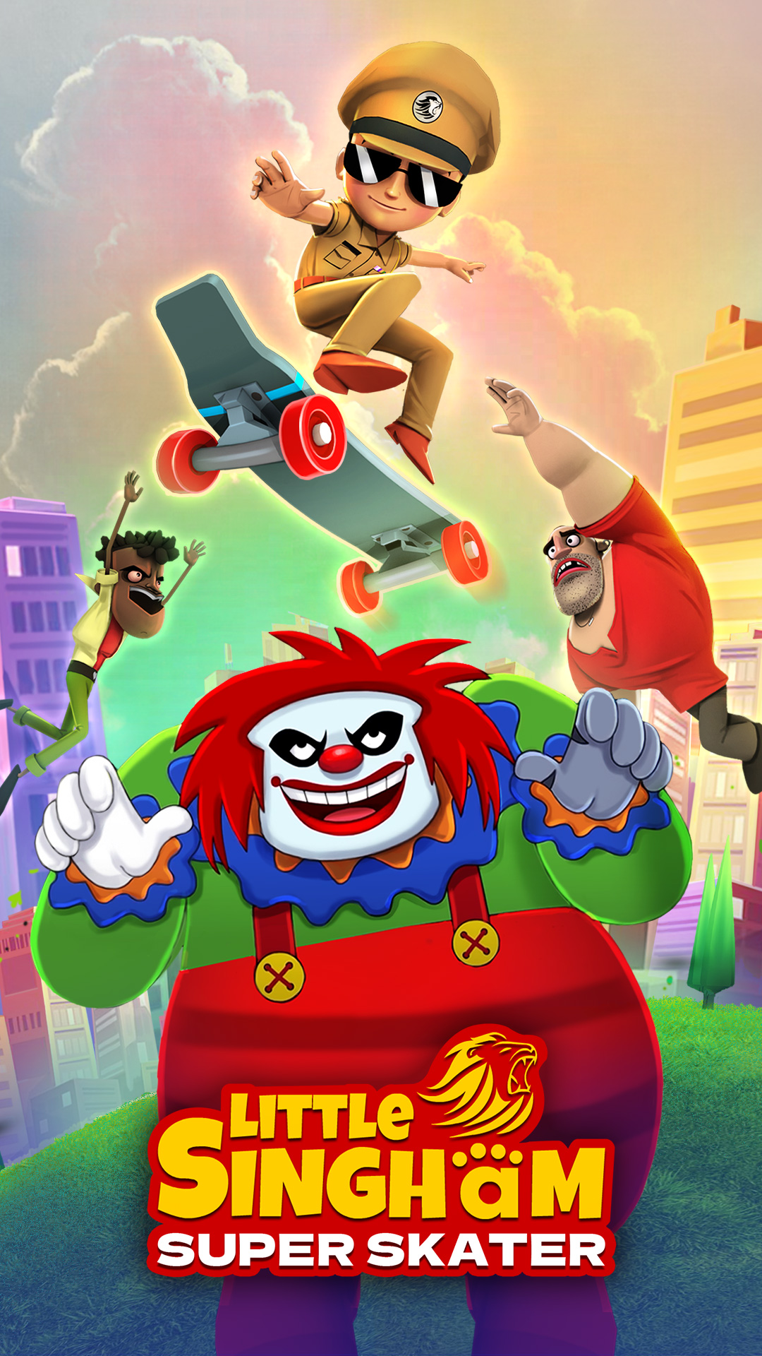 اسکرین شات 1 بازی Little Singham Super Skater