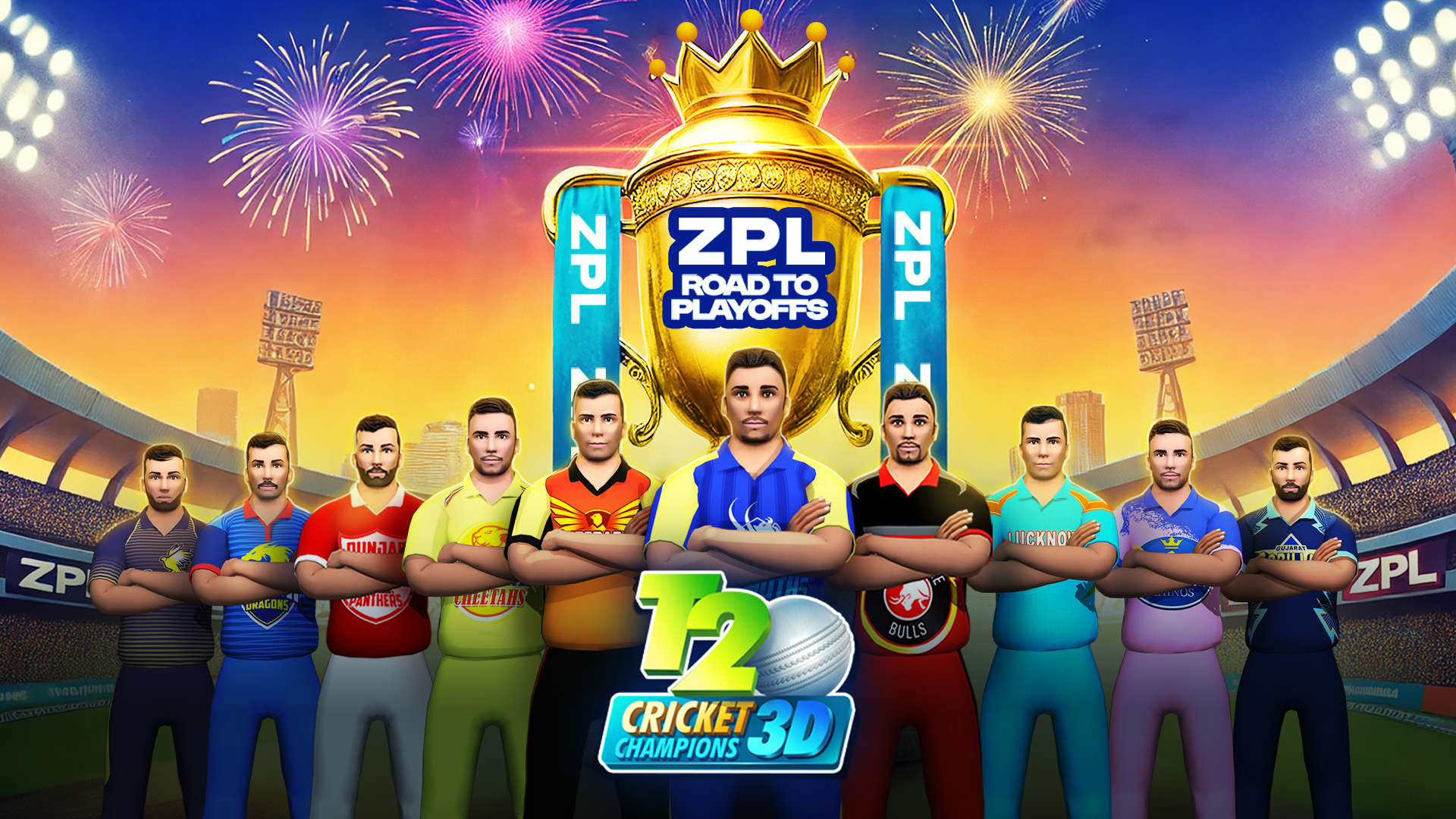 اسکرین شات بازی T20 Cricket Champions 3D 1
