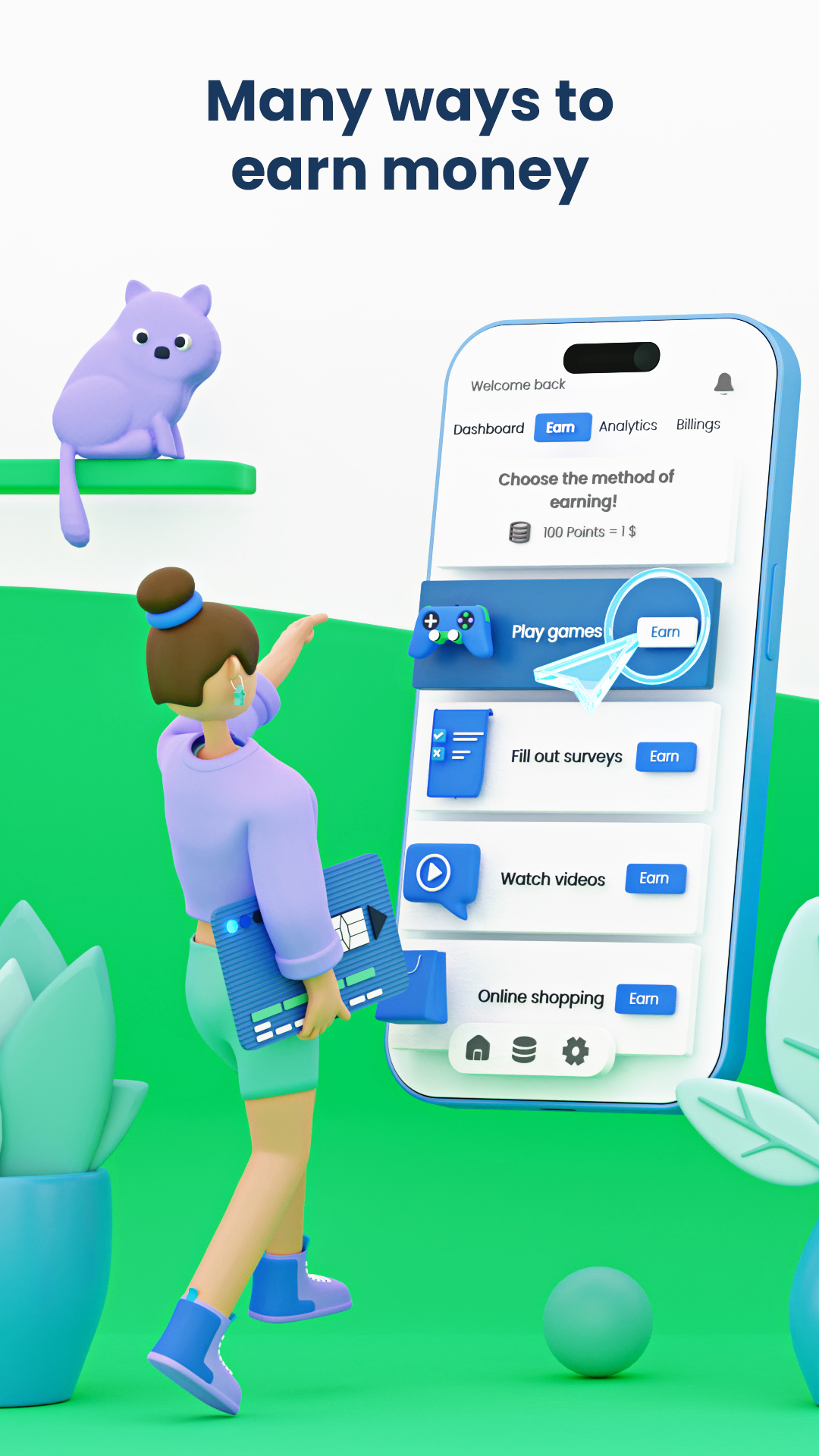 اسکرین شات 2 برنامه Paidwork: Make Money