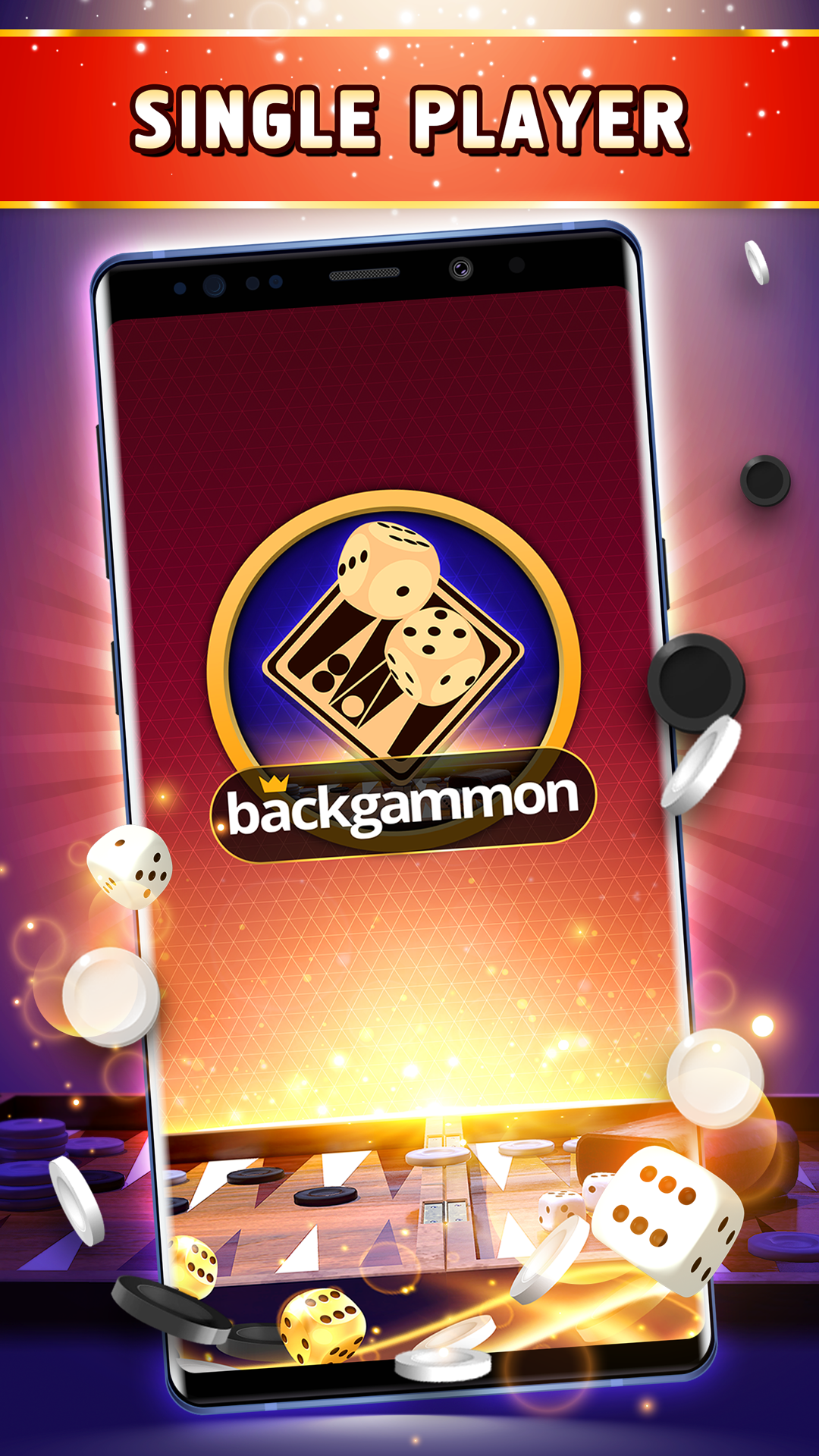 اسکرین شات 1 بازی Backgammon Offline・Board Game