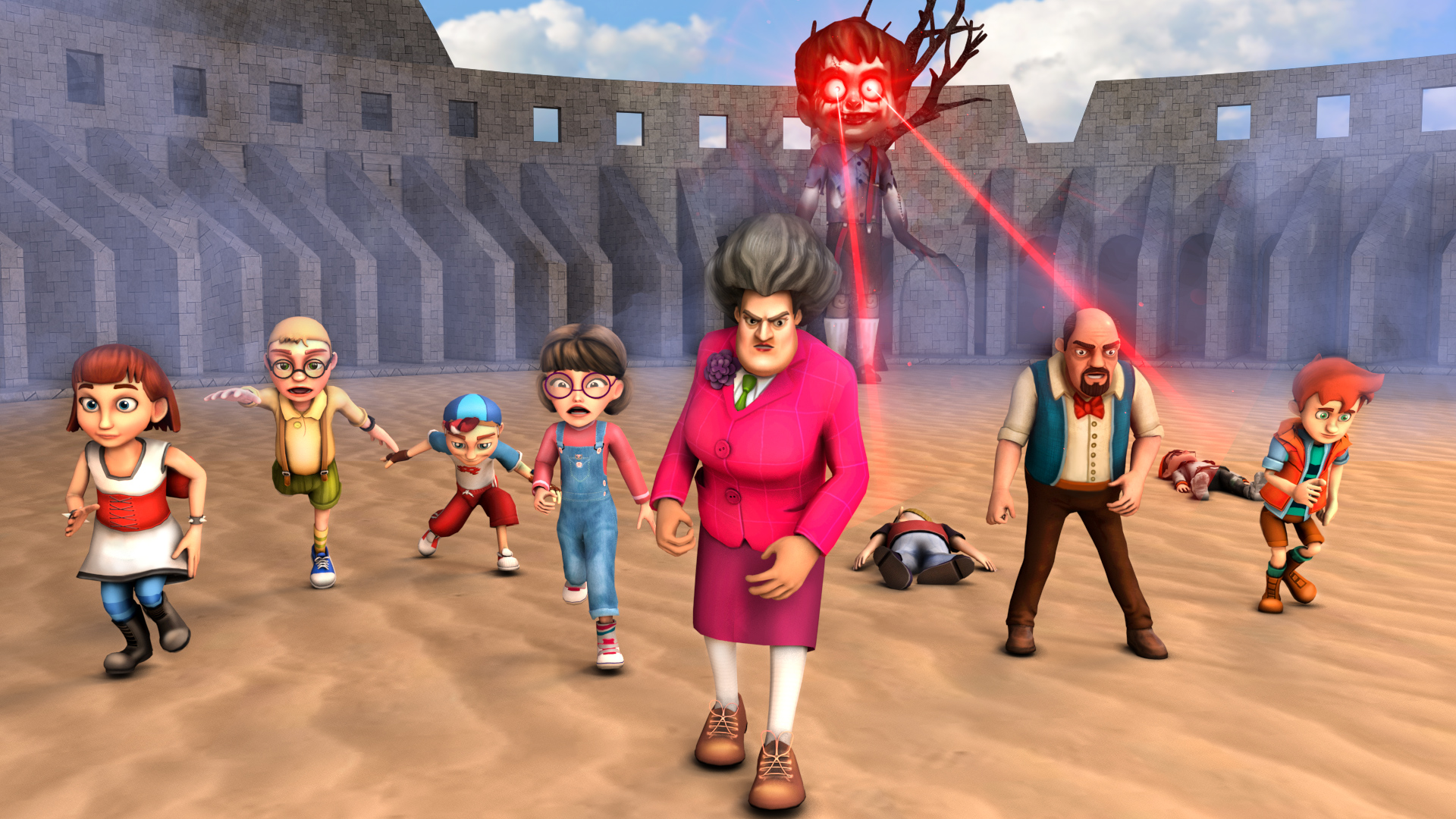 اسکرین شات 1 بازی Clash of Scary Squad