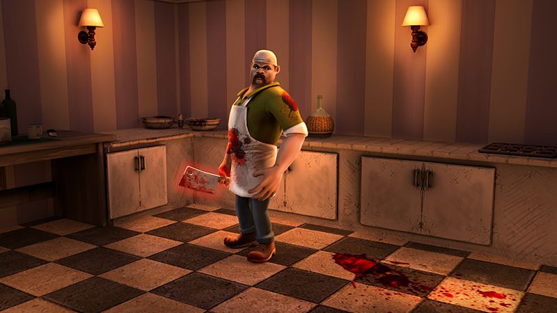 اسکرین شات 1 بازی Scary Butcher 3D