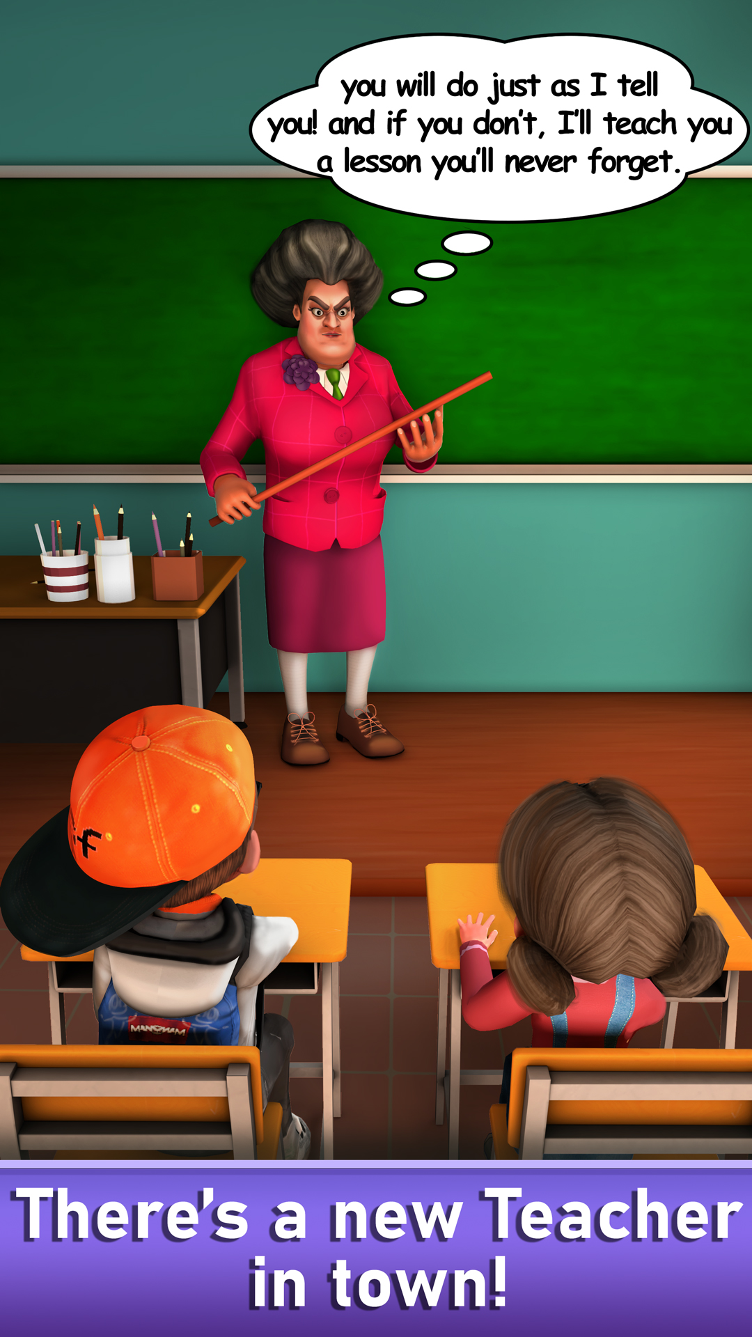 اسکرین شات 1 بازی Scary Teacher : Word Games
