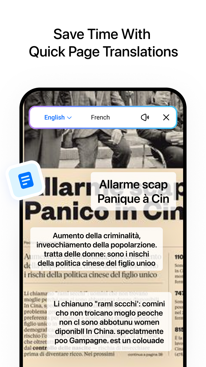 اسکرین شات 2 برنامه Hi Translate - Chat translator