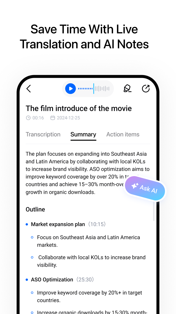 اسکرین شات 3 برنامه Hi Translate - Chat translator