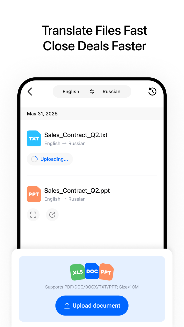 اسکرین شات 5 برنامه Hi Translate - Chat translator