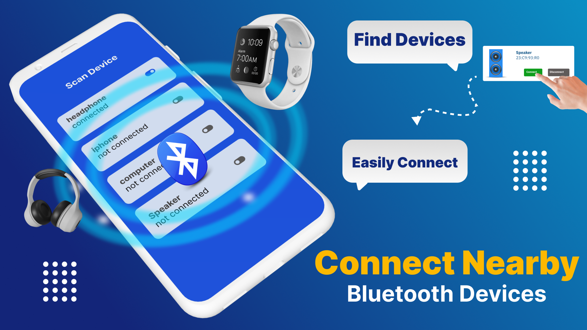 اسکرین شات 1 برنامه Bluetooth Auto Connect Devices