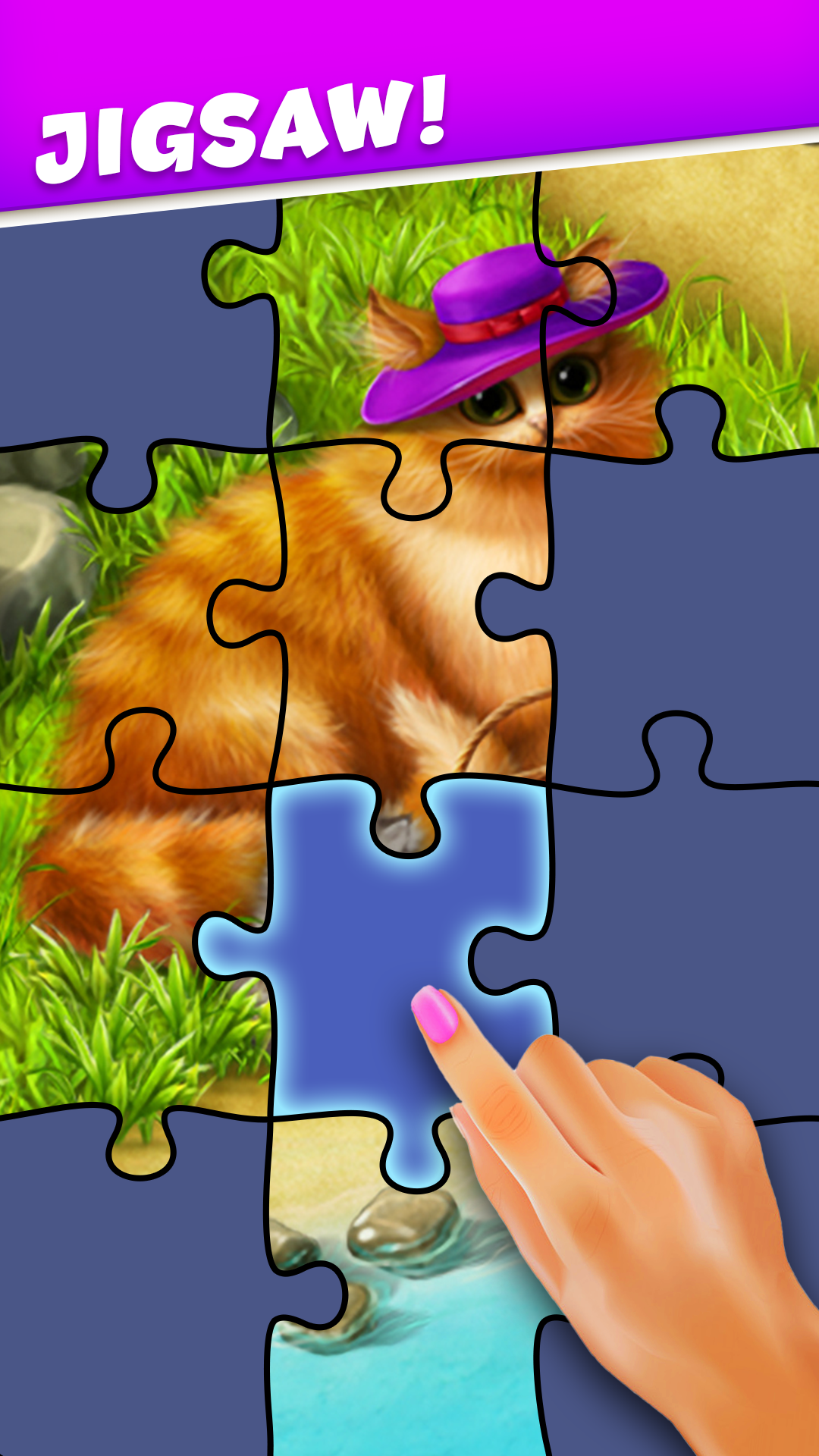 اسکرین شات 6 بازی Royal Cats: Match 3 puzzles
