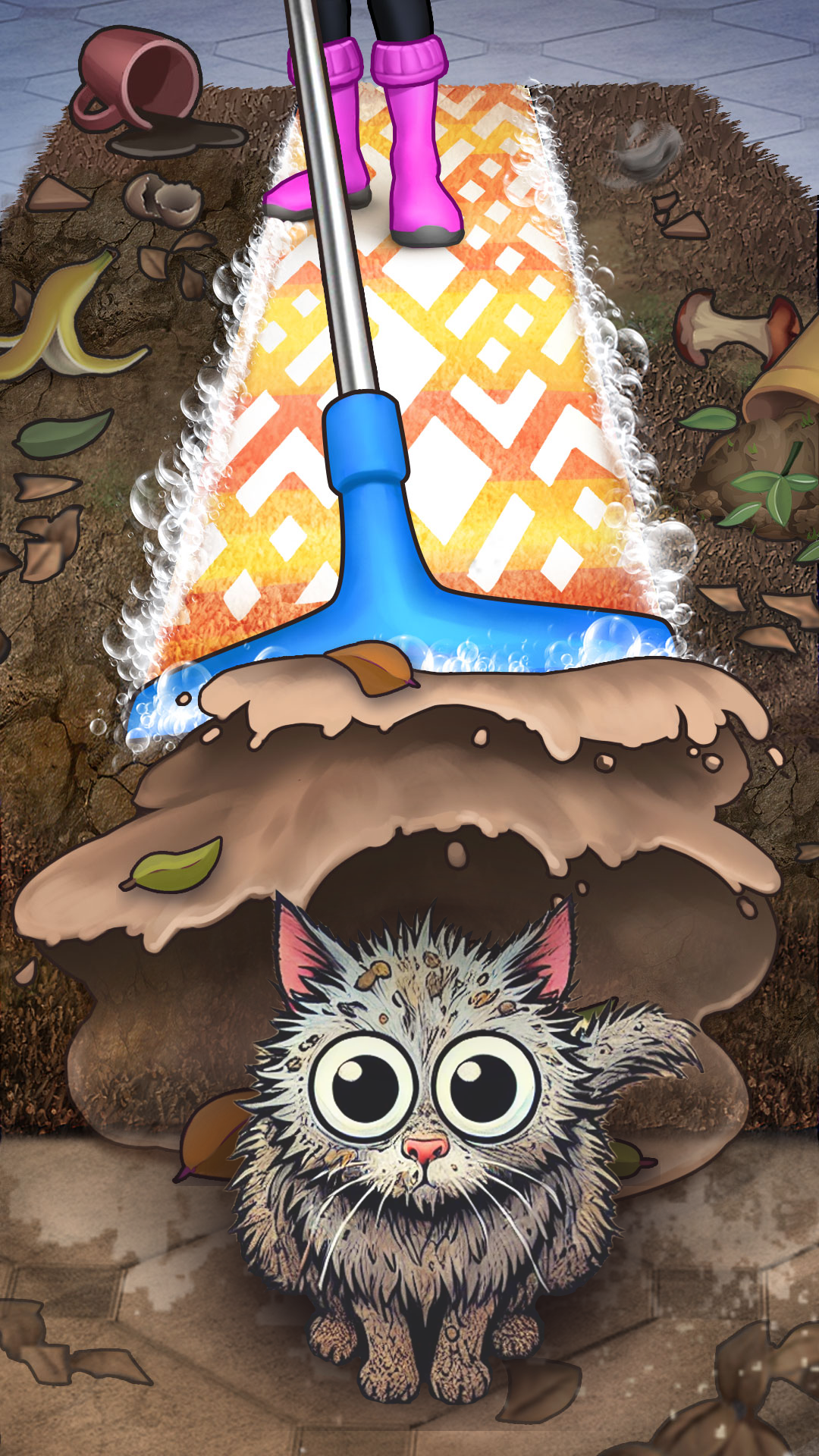 اسکرین شات 2 بازی Royal Cats: Match 3 puzzles