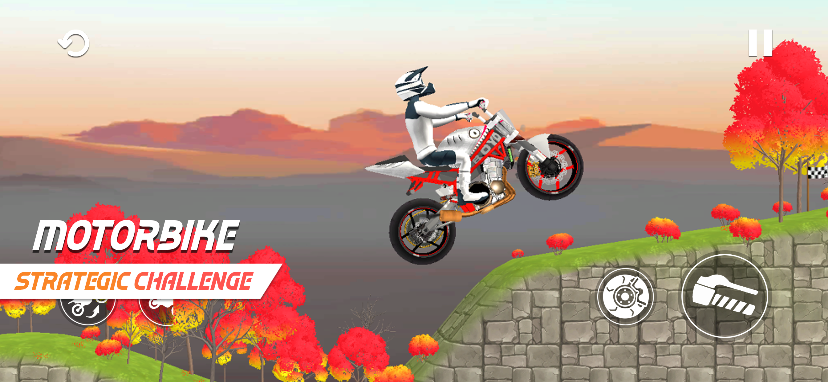 اسکرین شات 4 بازی Fly Rider: Racing Bike Master