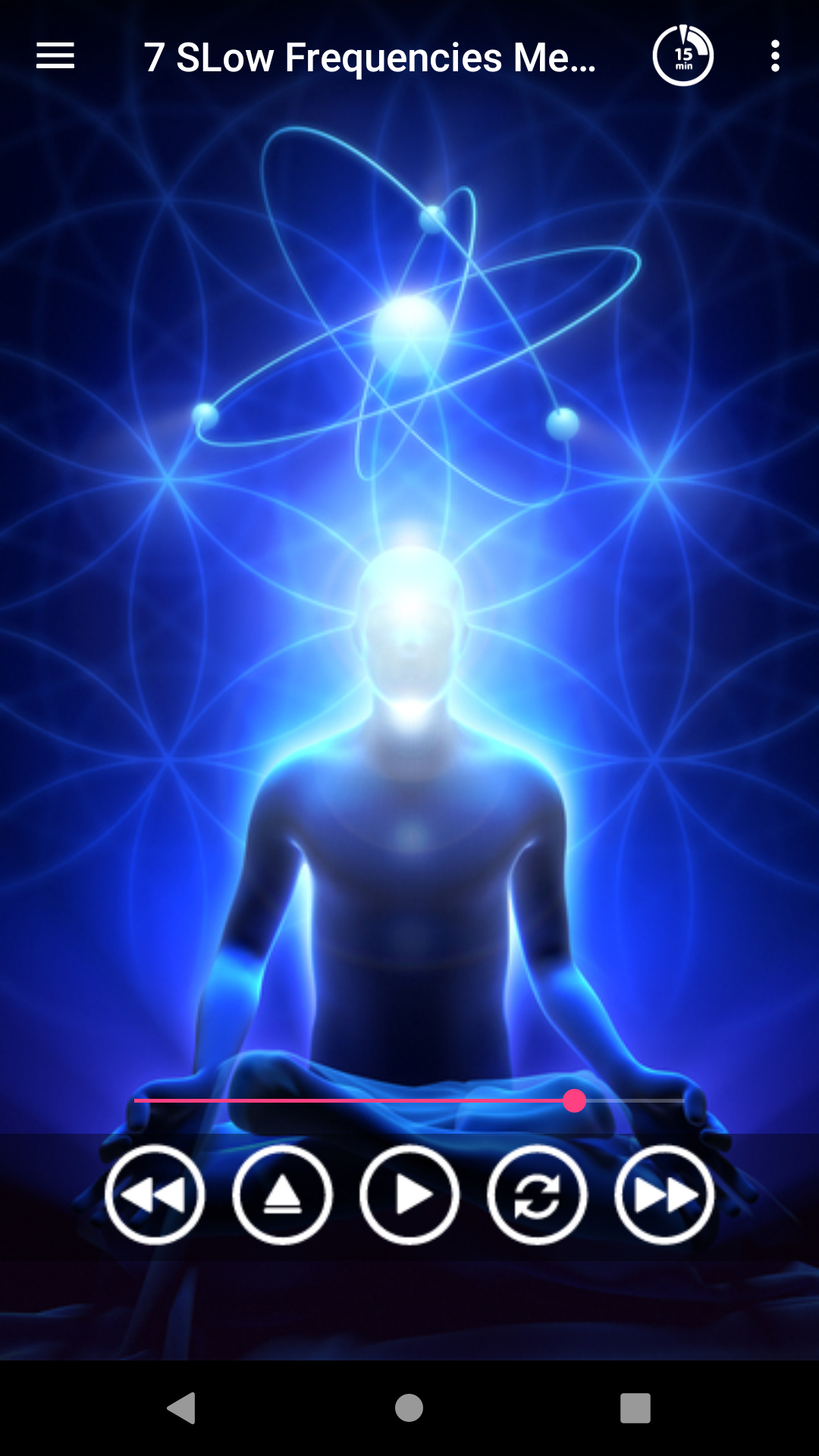 اسکرین شات 1 برنامه Meditation music relaxation