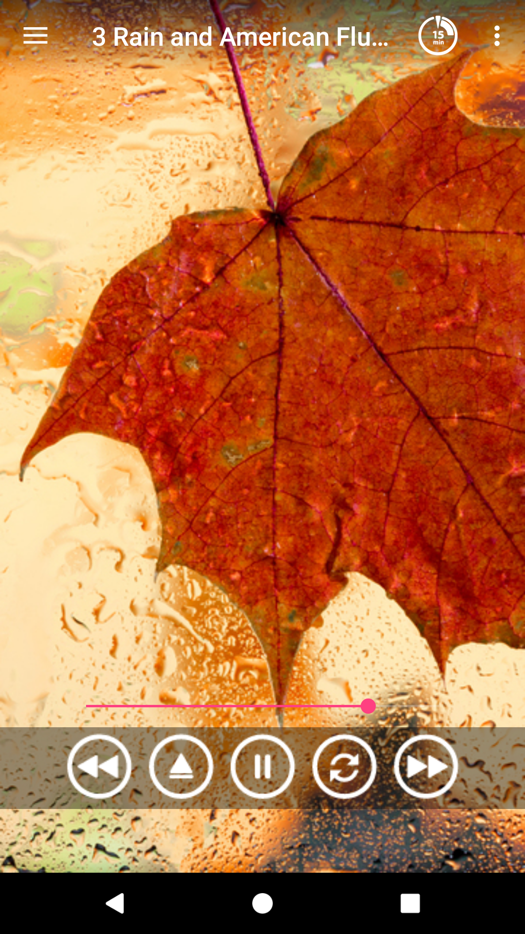 اسکرین شات 3 برنامه Thunderstorm sounds for sleep