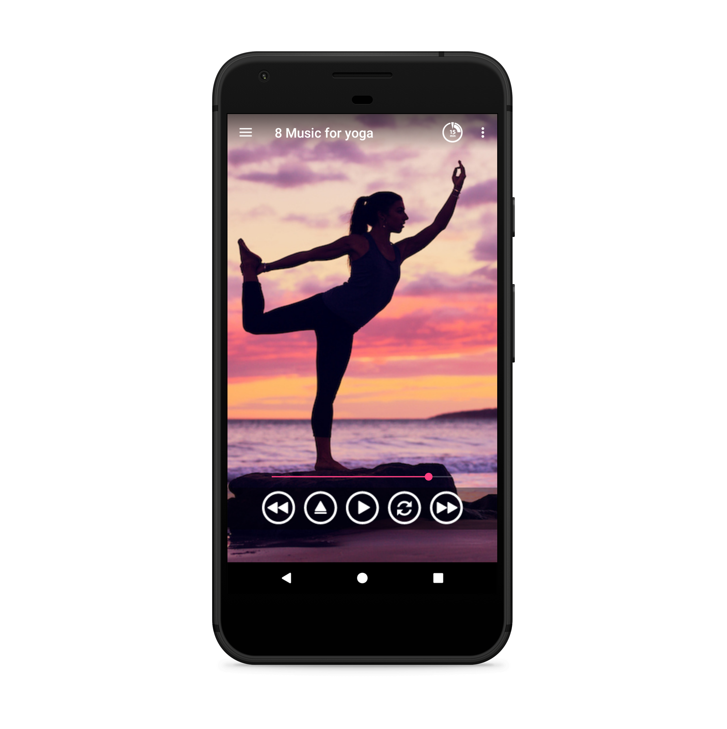 اسکرین شات 3 برنامه Yoga music for meditation